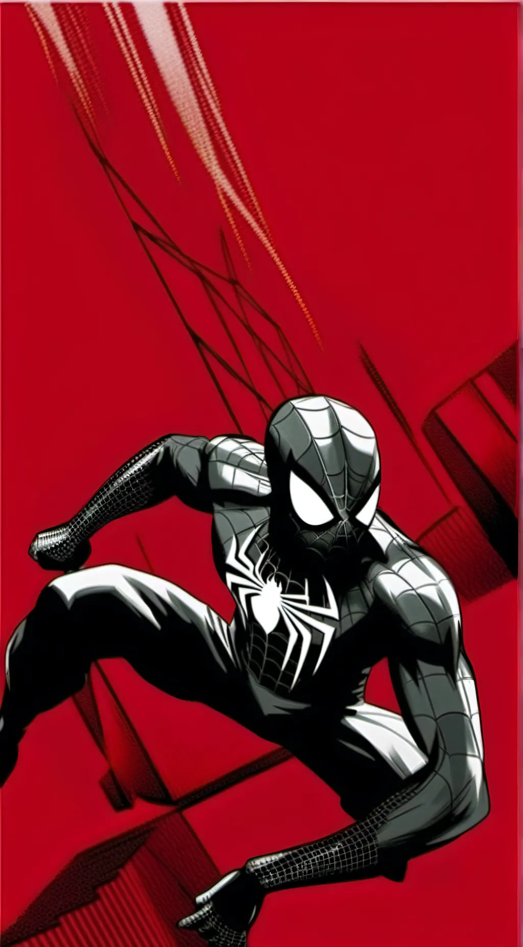 ai character: Spiderman background