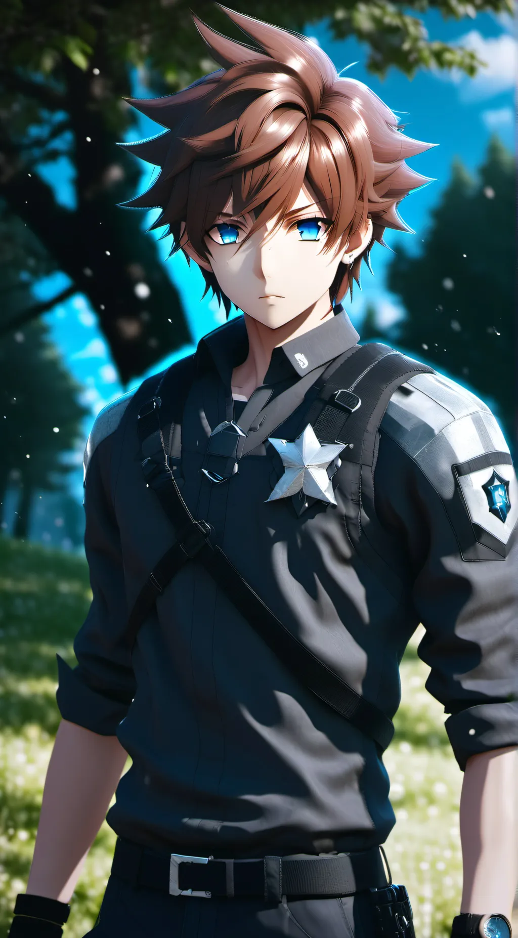 ai character: Krash  background