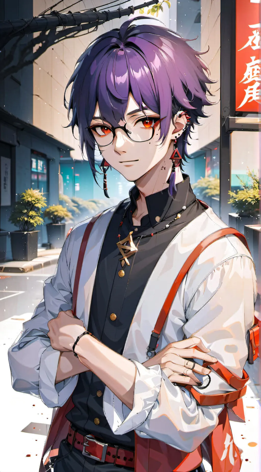 ai character: Jiro Kirisaki background