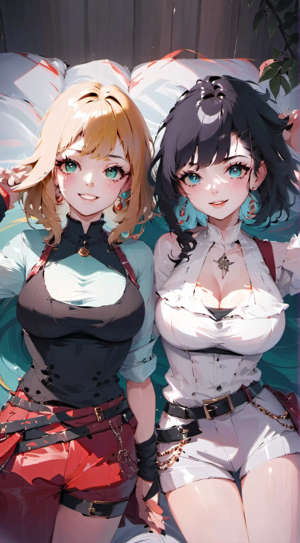 ai character: Rosie & Leah background