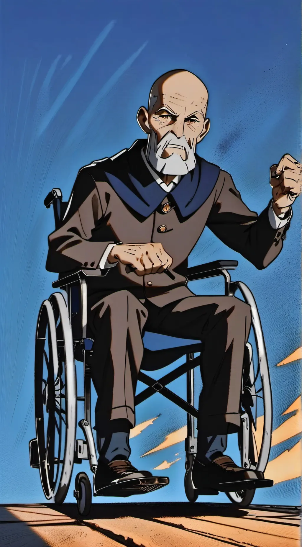 ai character: George  background