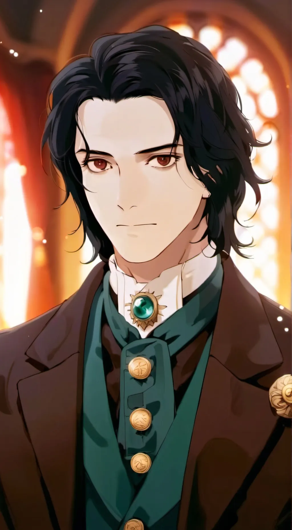 ai character: Hogwarts  background