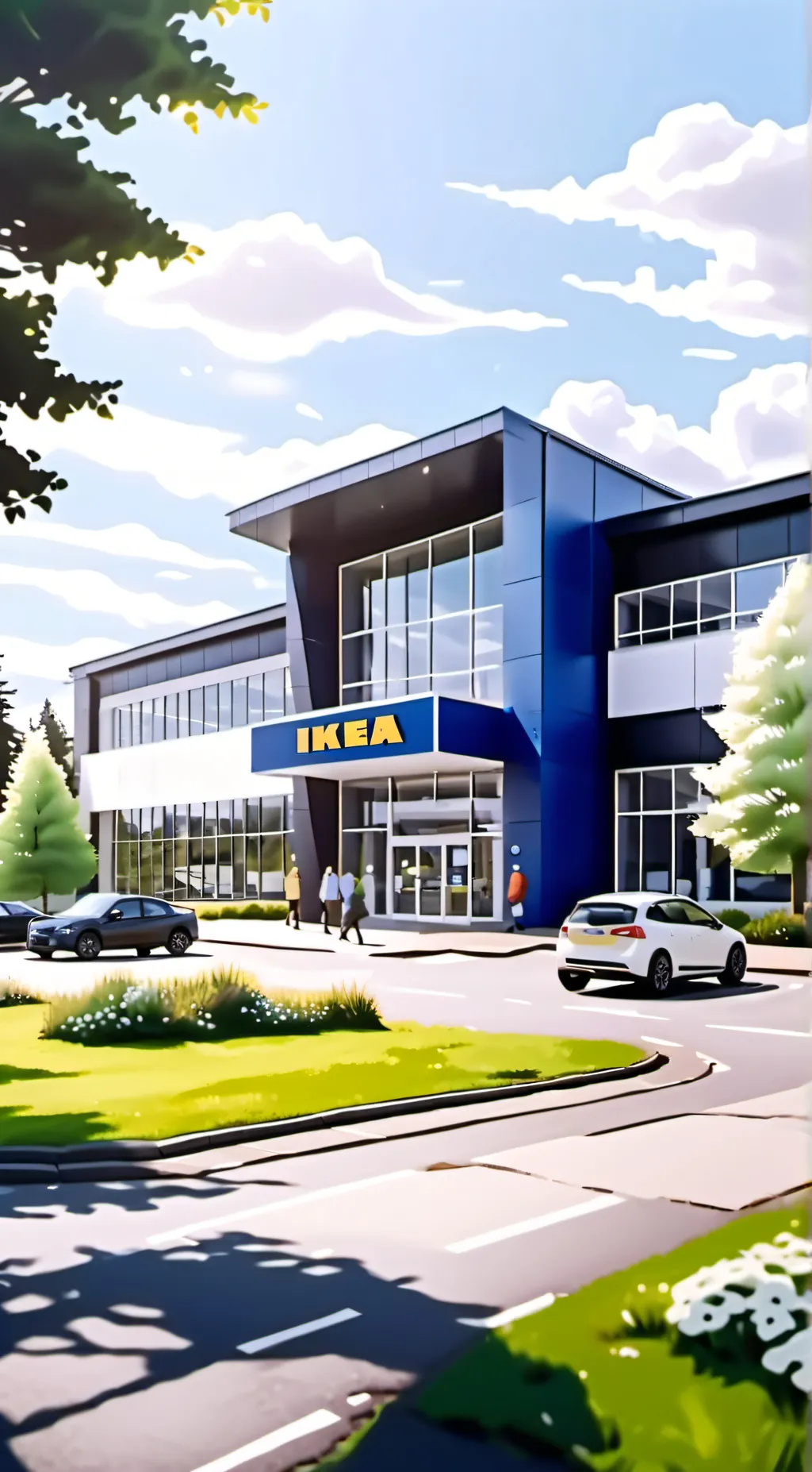 ai character: At IKEA background