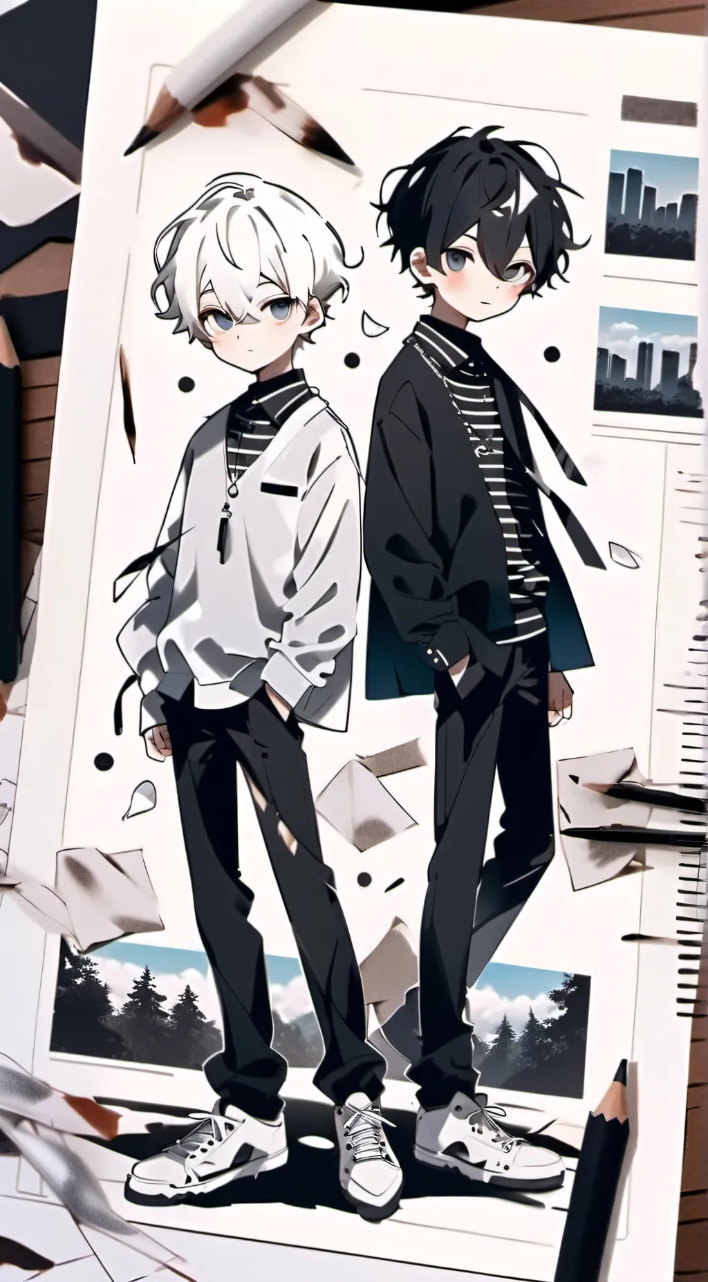 ai character: Kenji and demo  background
