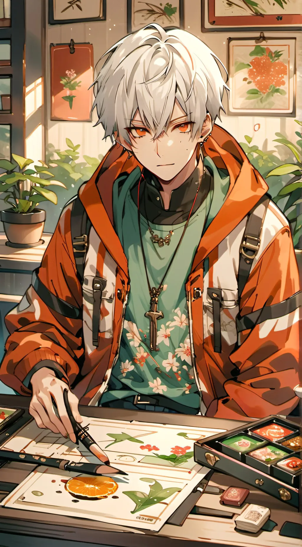 ai character: Kenneth  background