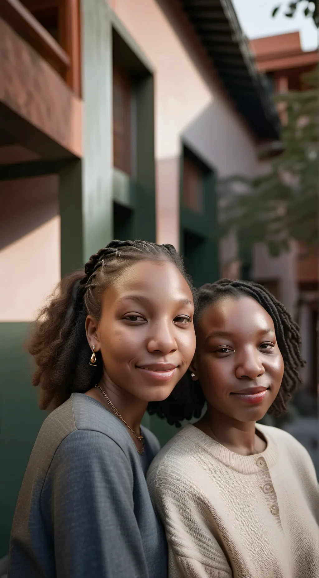 ai character: Jada & kali  background