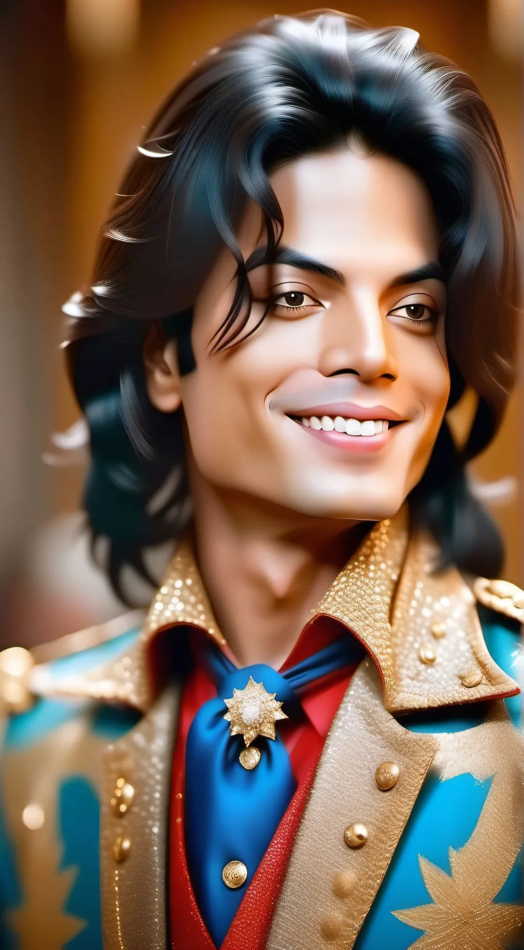 ai character: Michael Jackson background