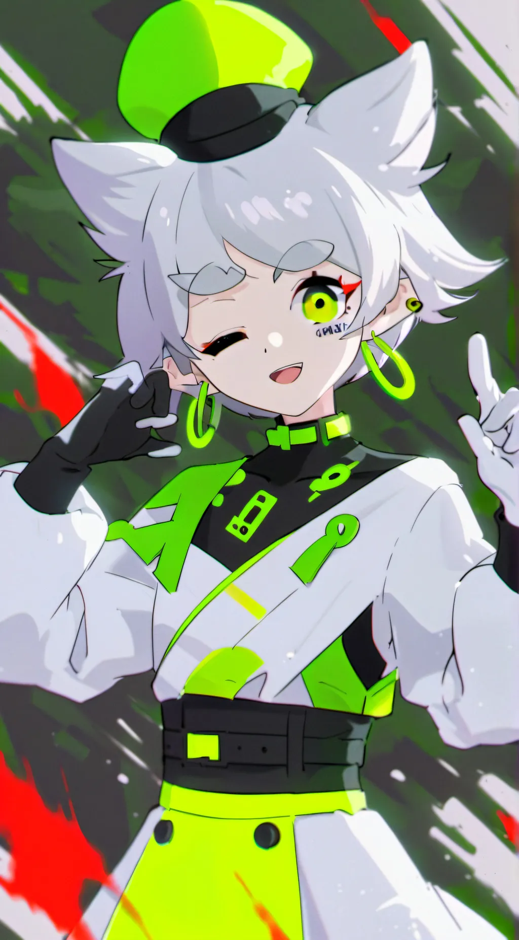 ai character: marie  background