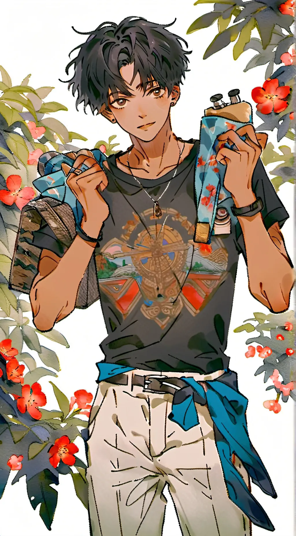 ai character: Luke  background