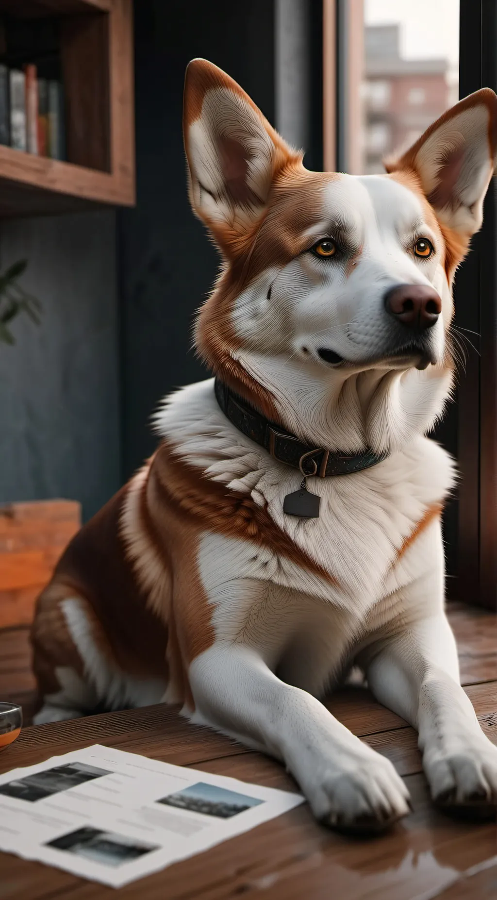 ai character: doggy background
