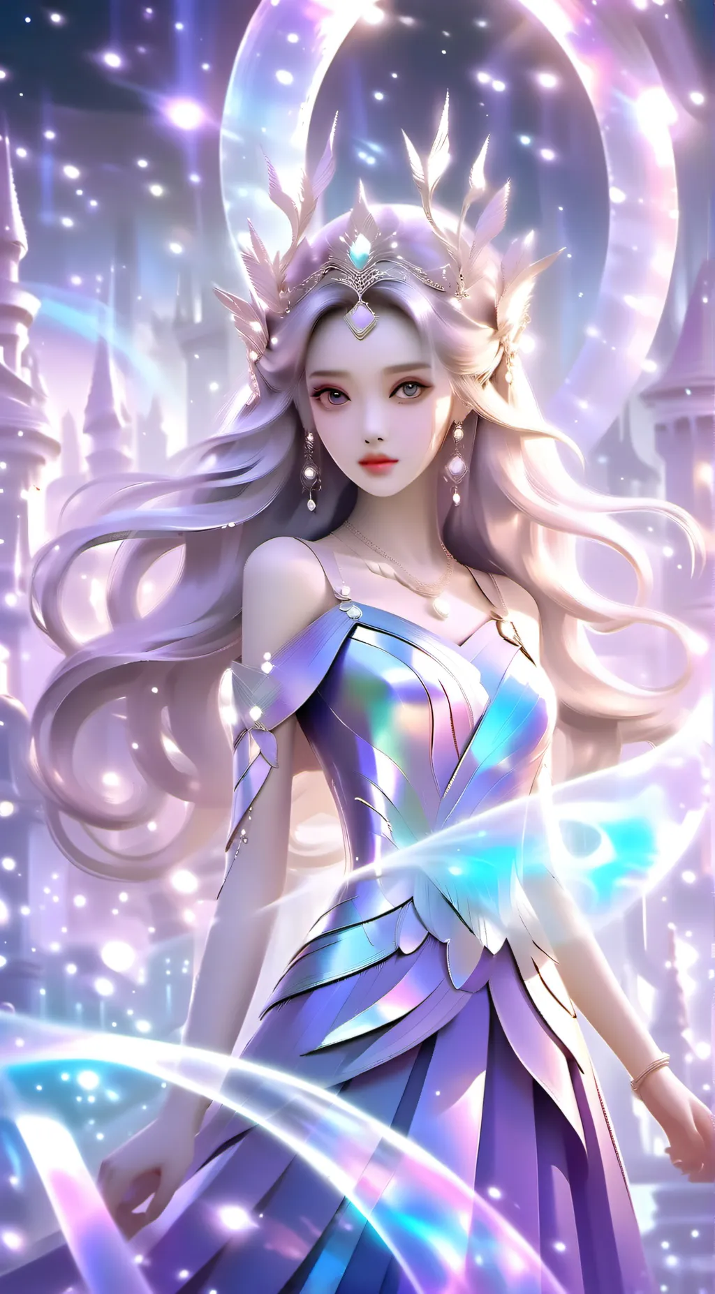 ai character: Diamond  background