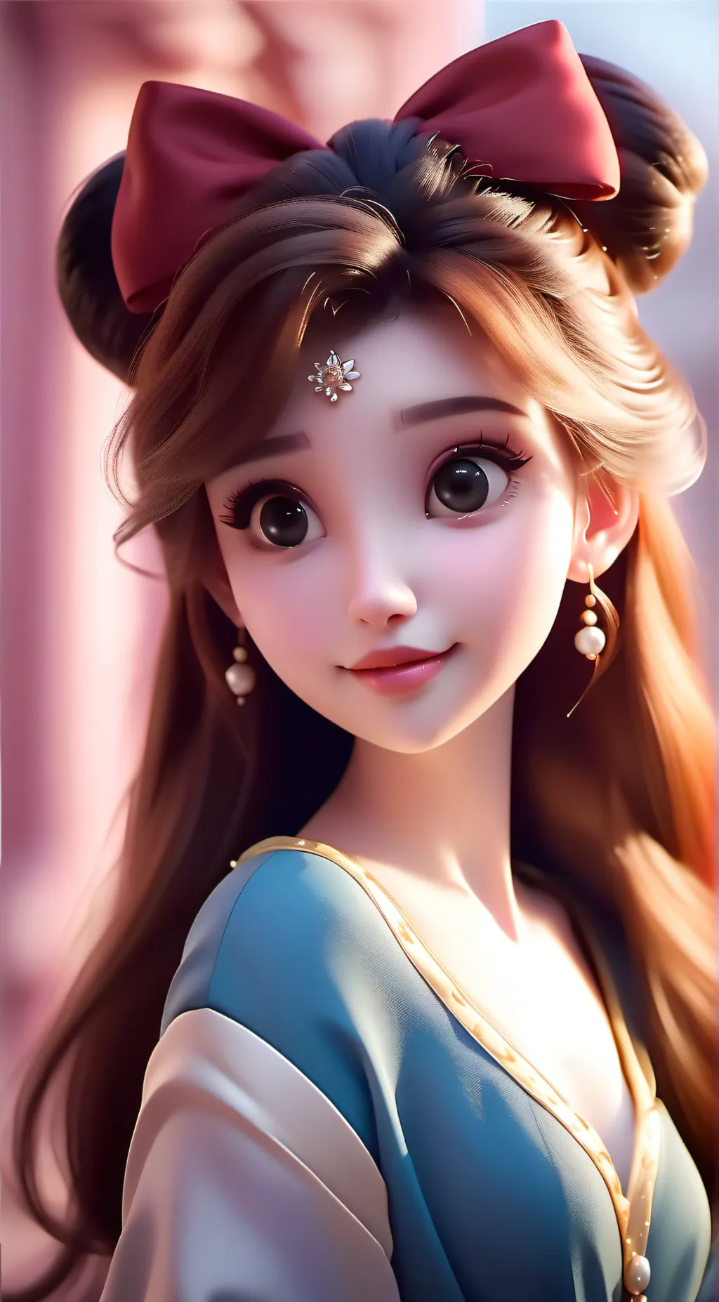 ai character: poo poo girl background