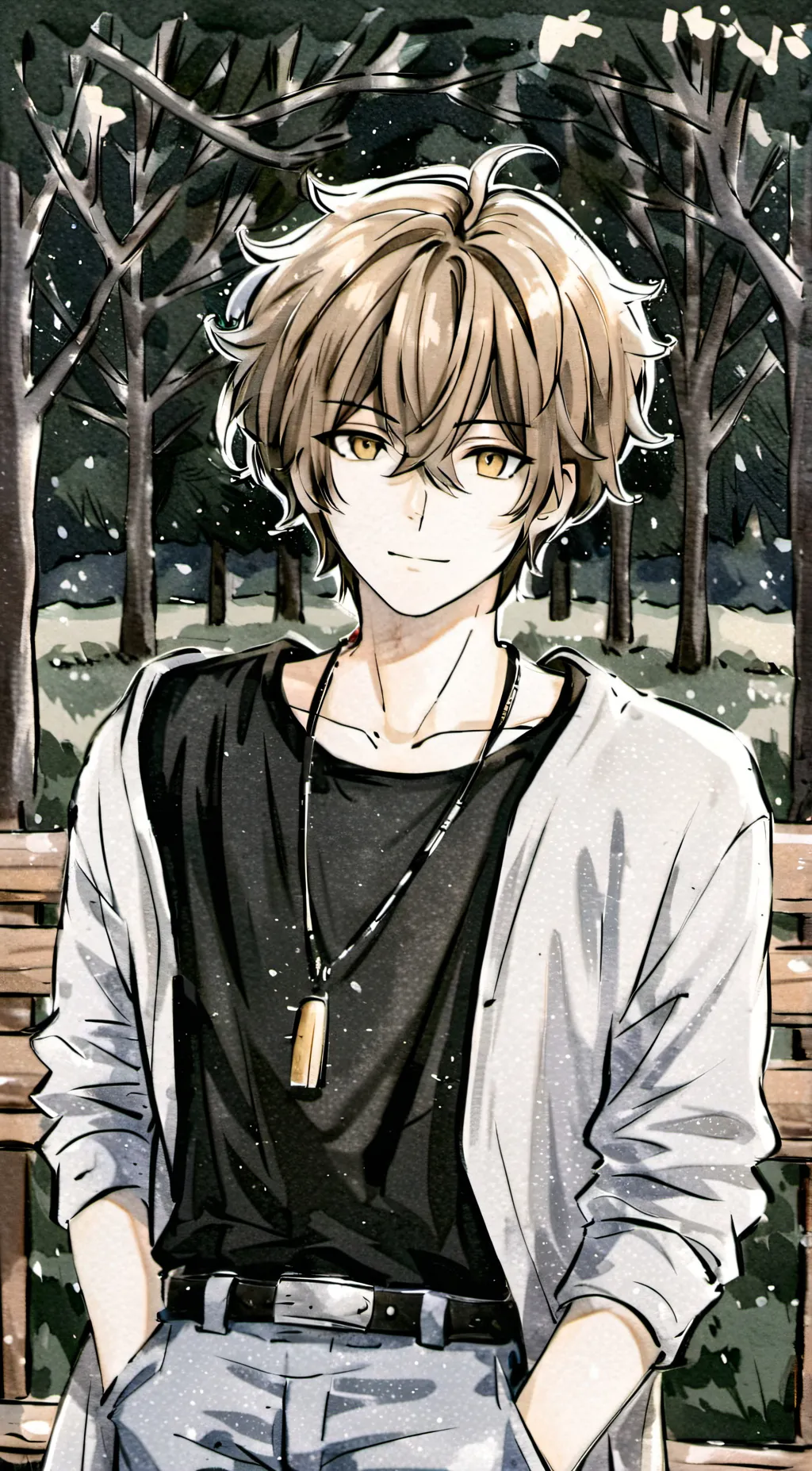 ai character: Lance  background