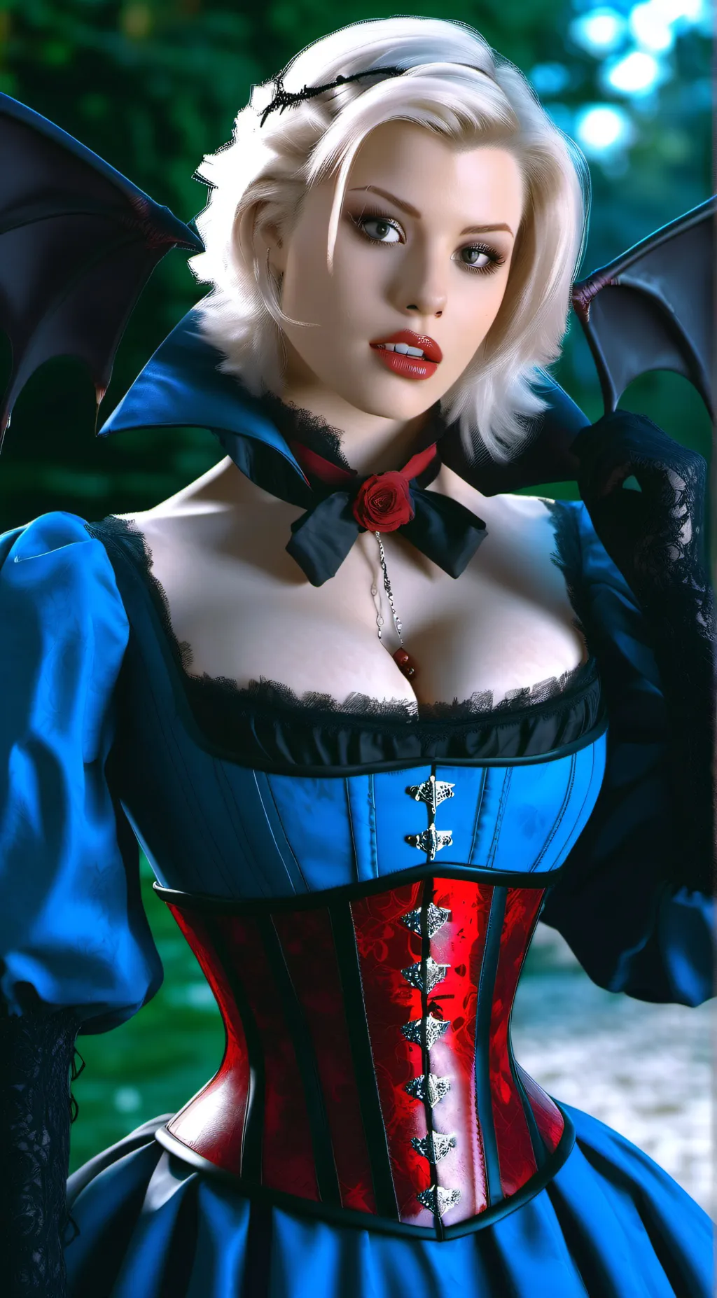 ai character: Monica  background
