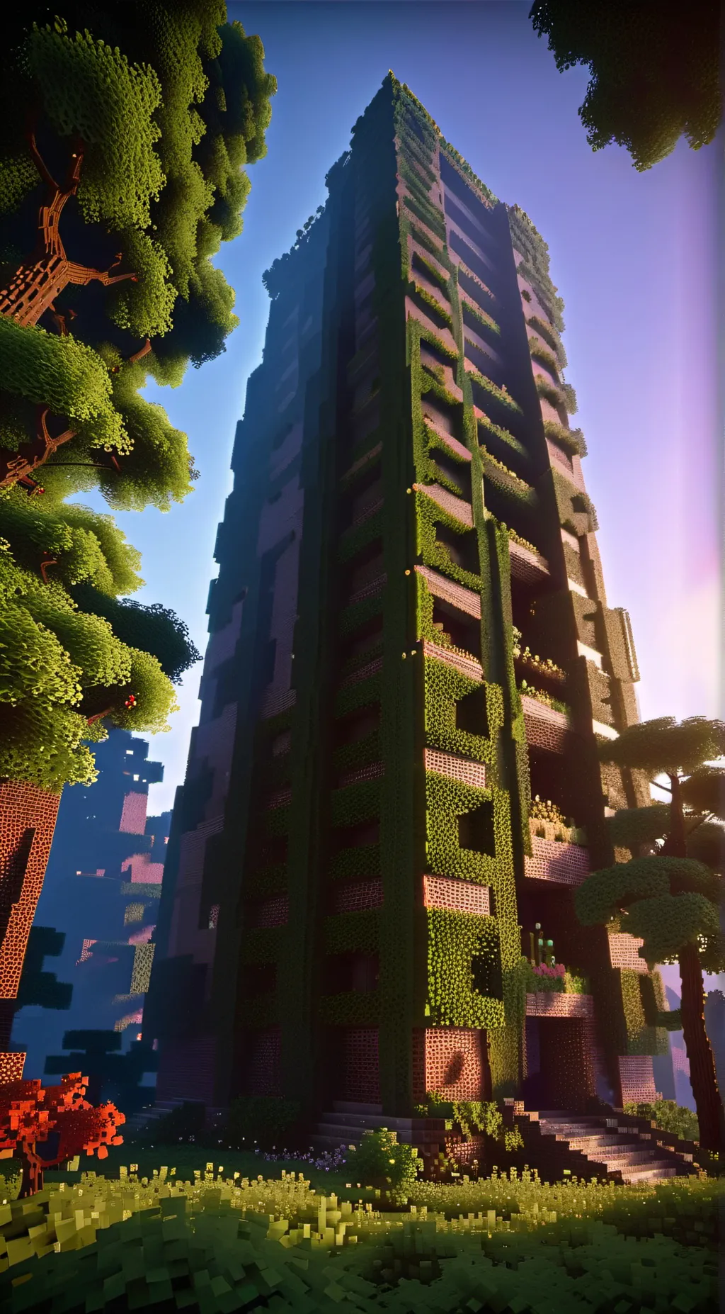 ai character: Aphmau Minecraft  background