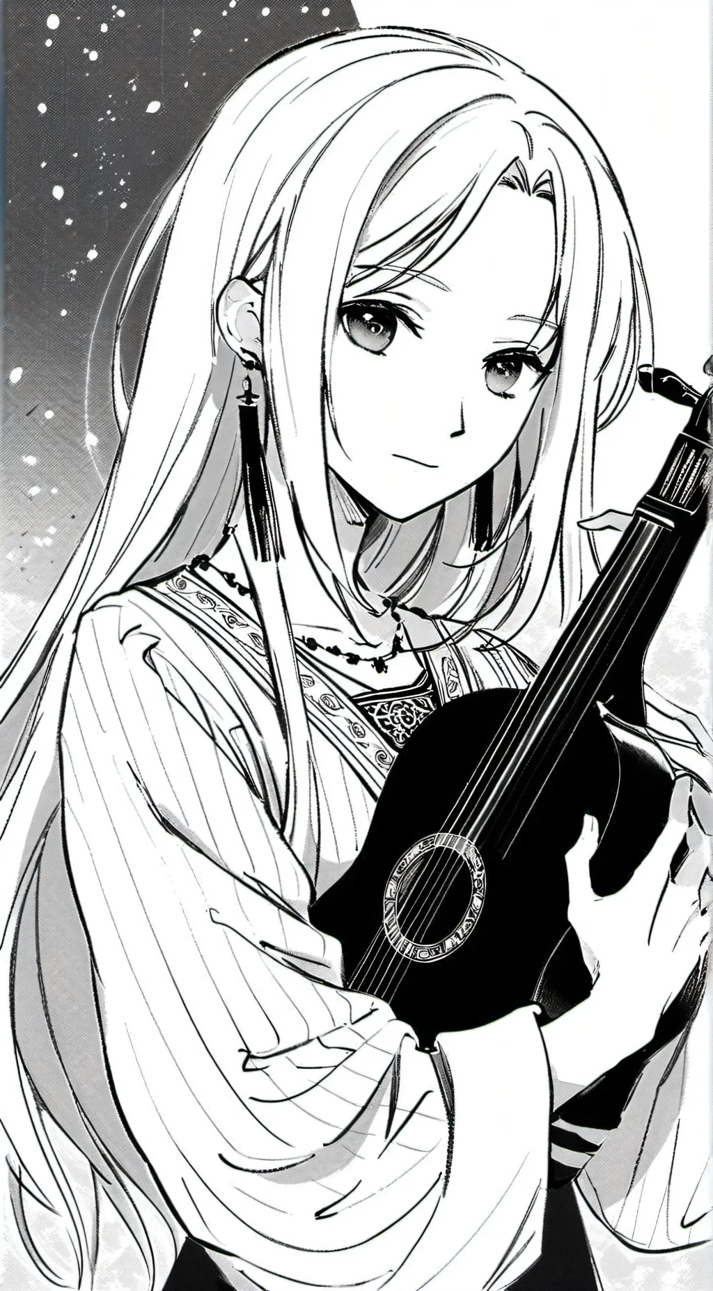 ai character: Lute background