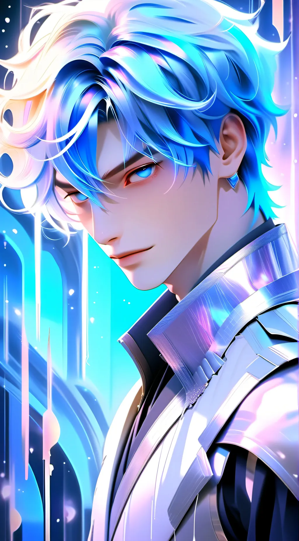 ai character: Justin  background