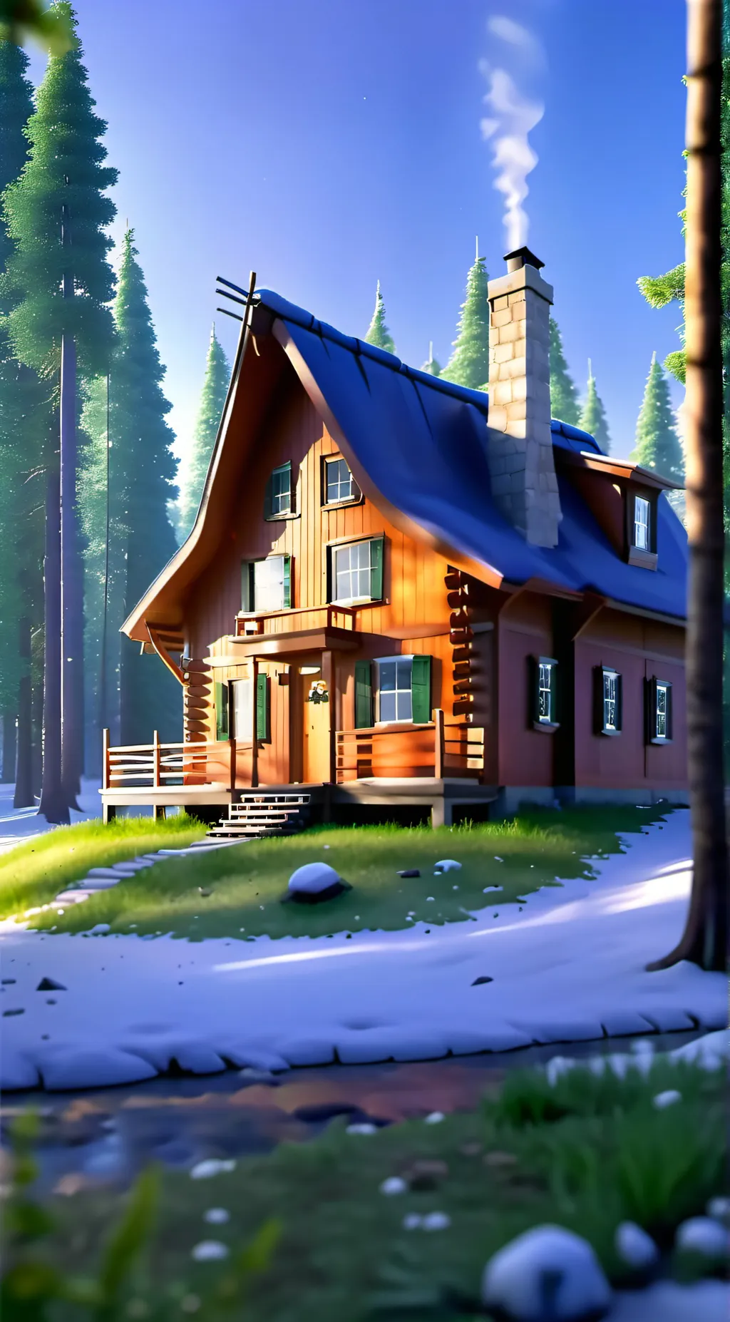 ai character: Gravity falls  background