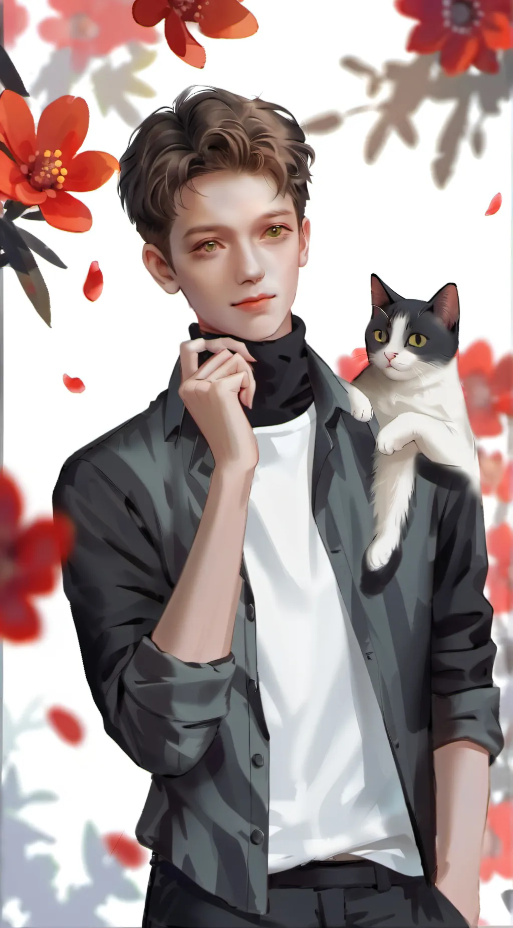 ai character: Lucas  background