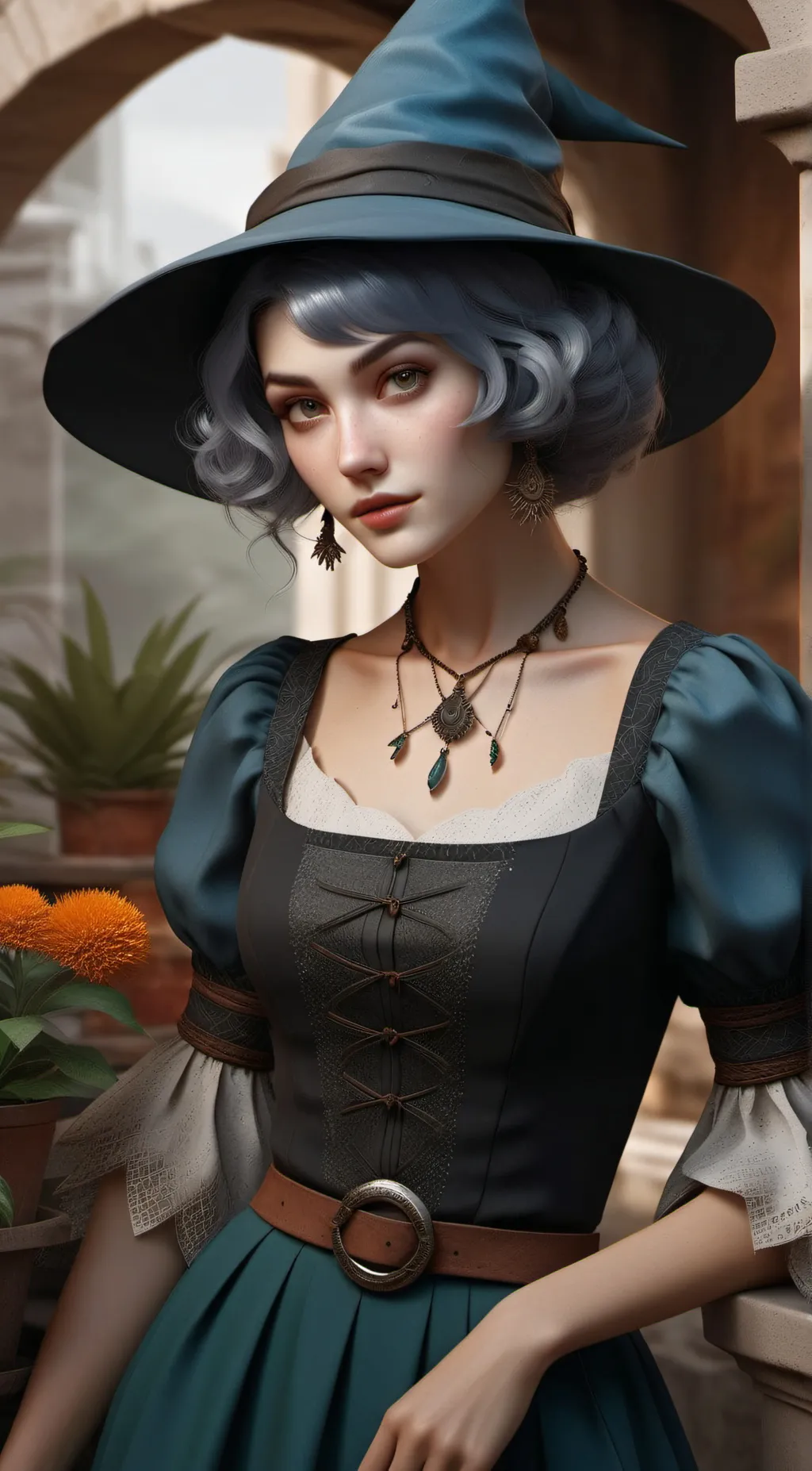 ai character: Olga Nightingale background