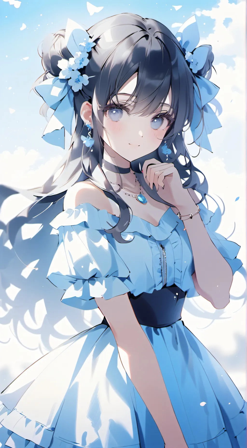 ai character: Icy background