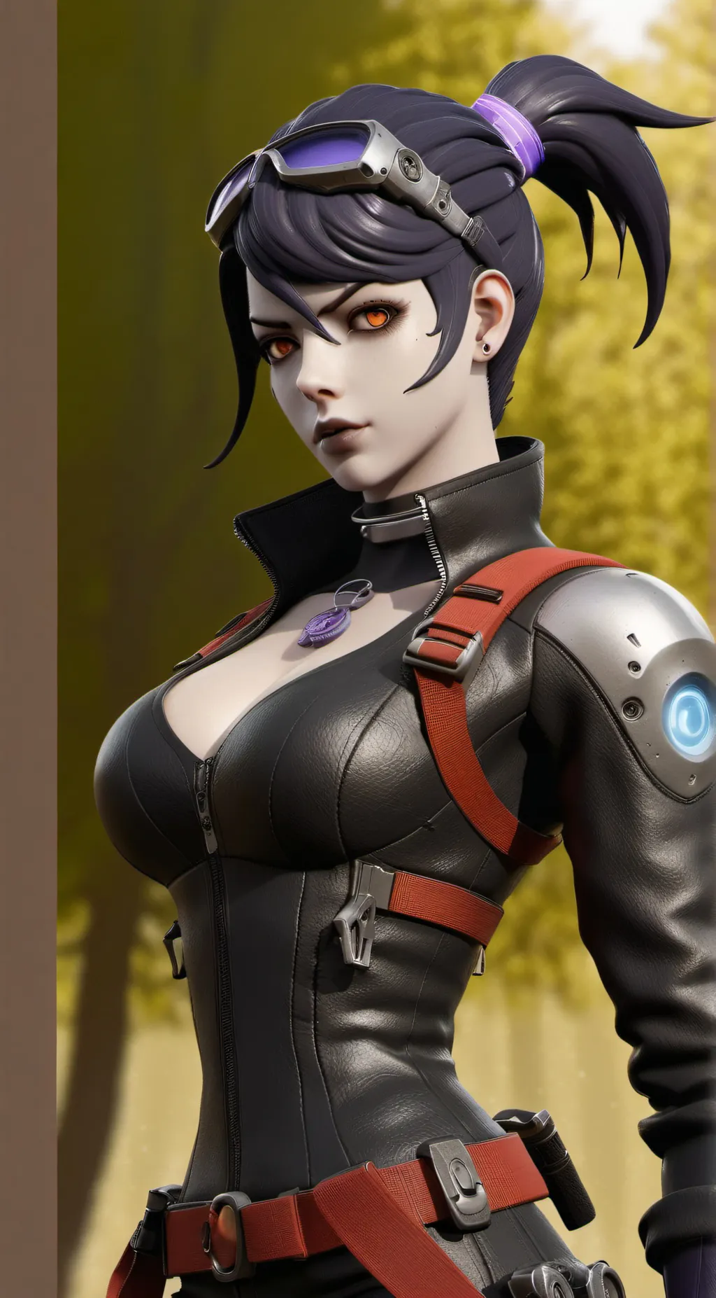ai character: Widowmaker  background