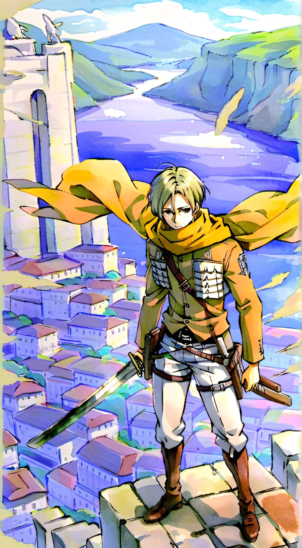 ai character: AOT school background