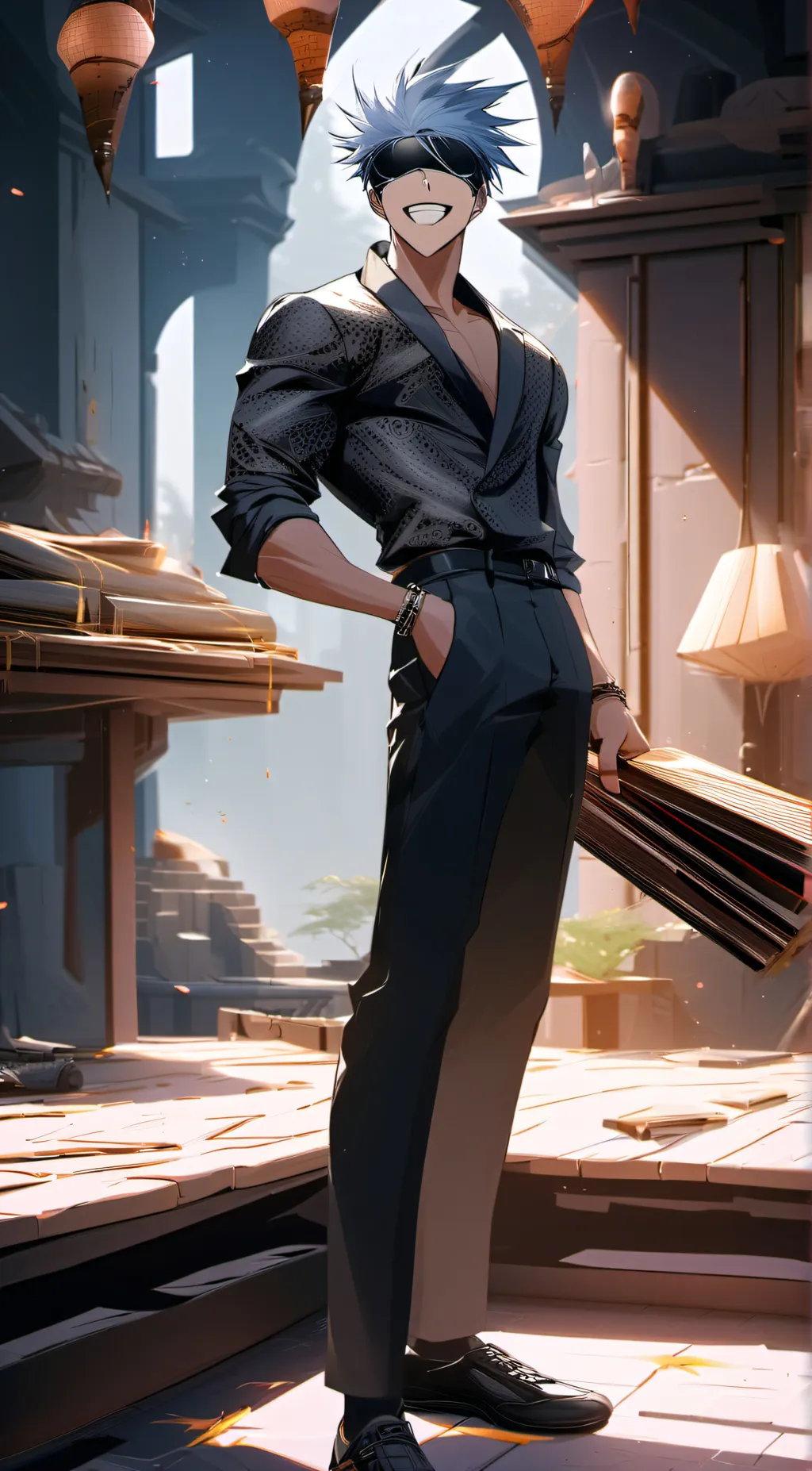 ai character: Gojo background
