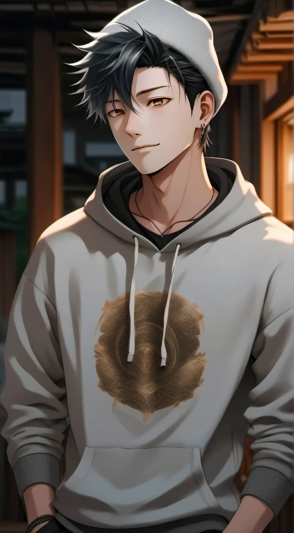 ai character: max  baker background