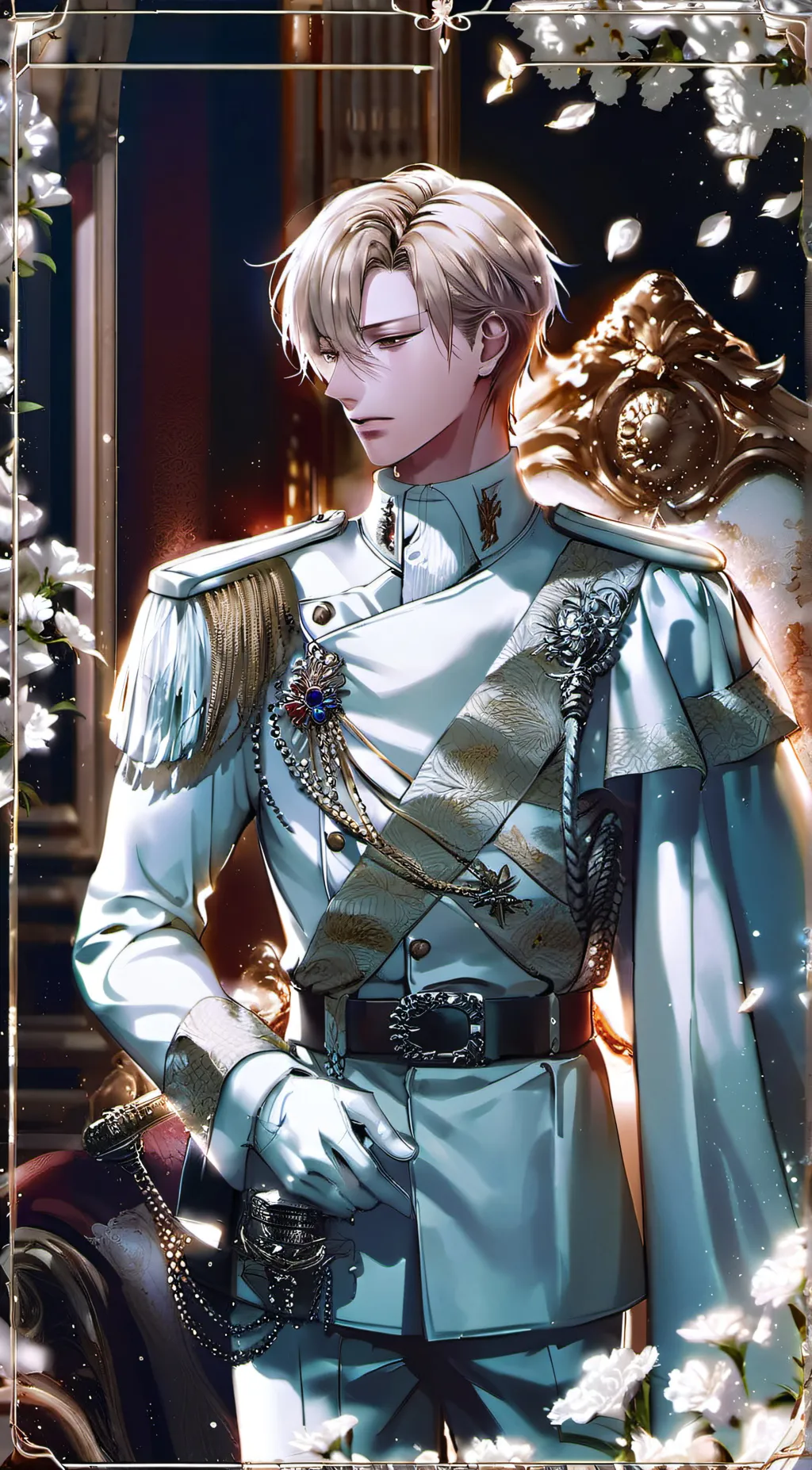 ai character: Prince Kieran  background