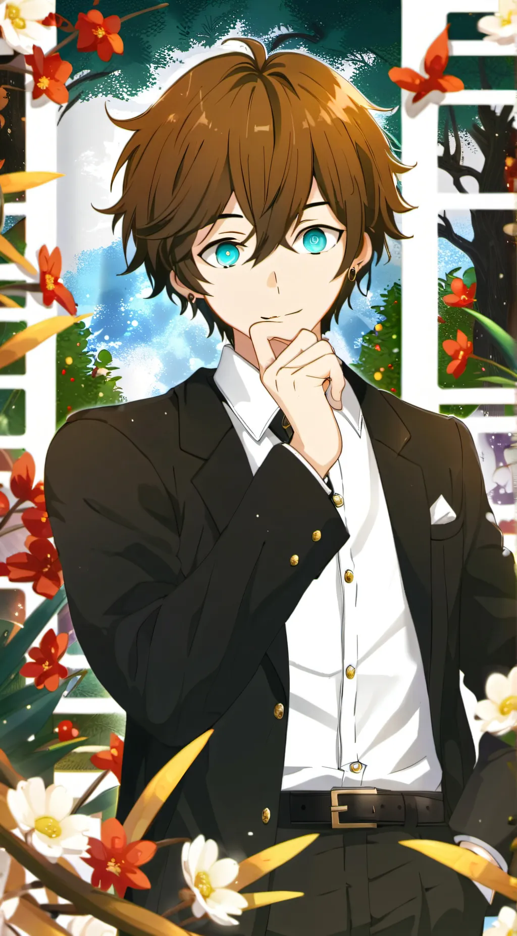 ai character: Félix  background