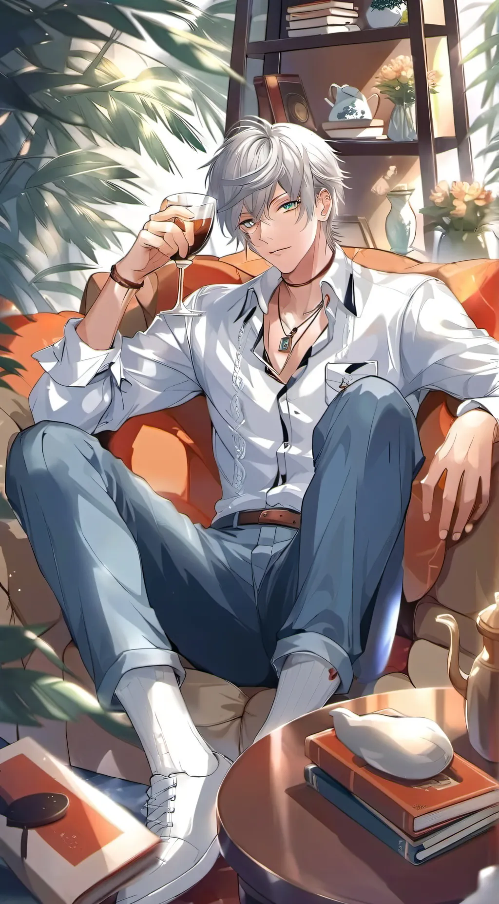 ai character: Spade  background