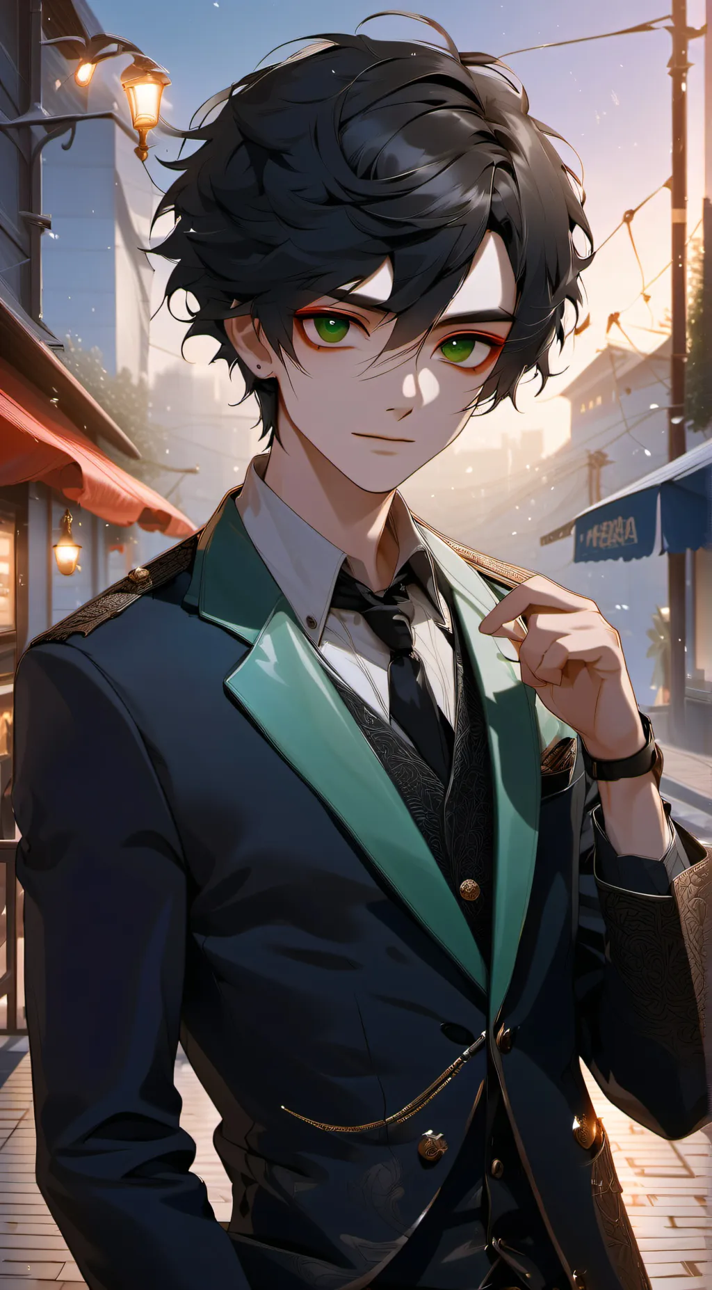 ai character: Aaron background