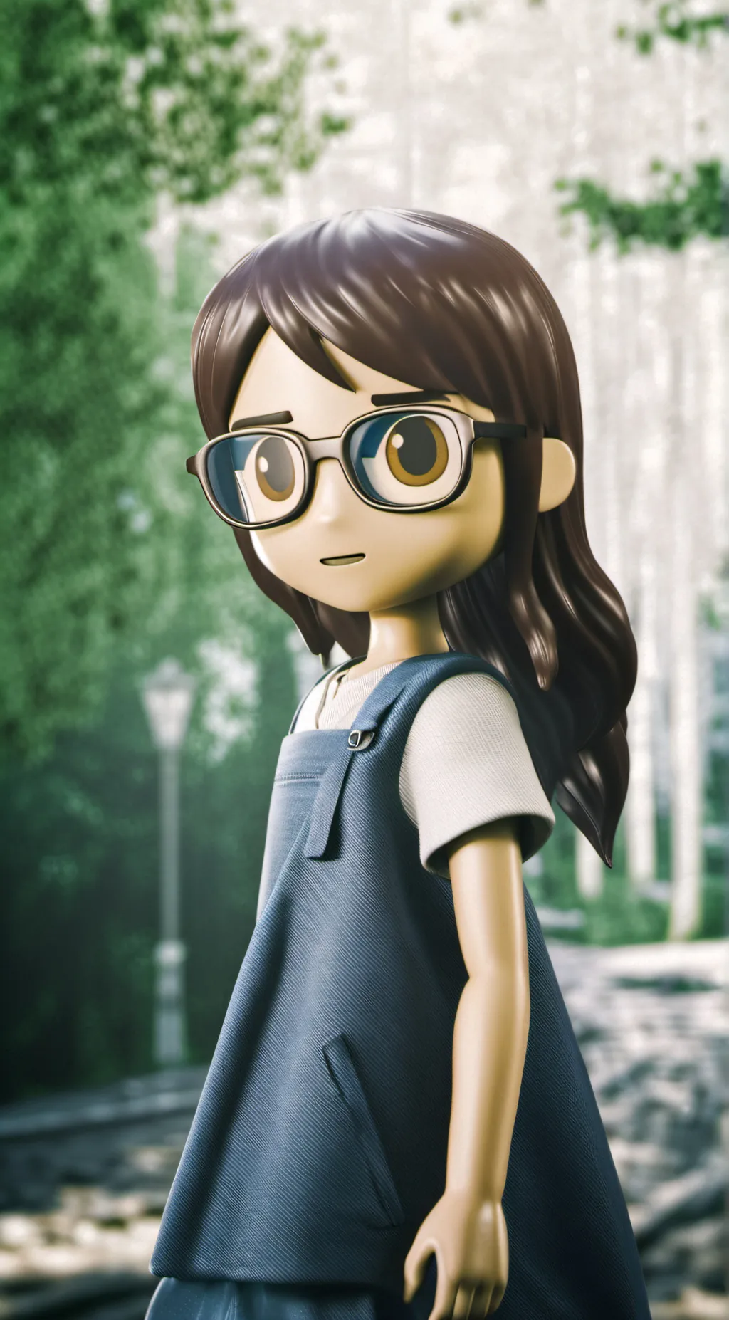 ai character: Hanna  background