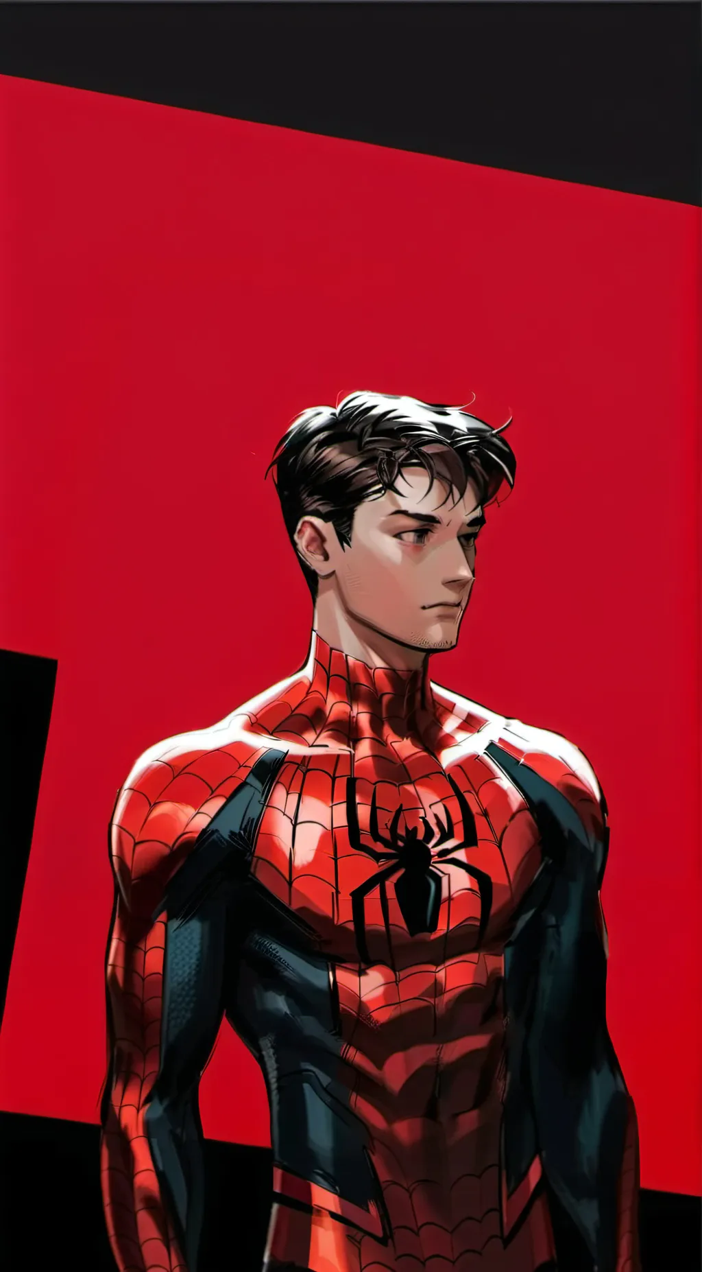 ai character: Ultimate Spiderman background