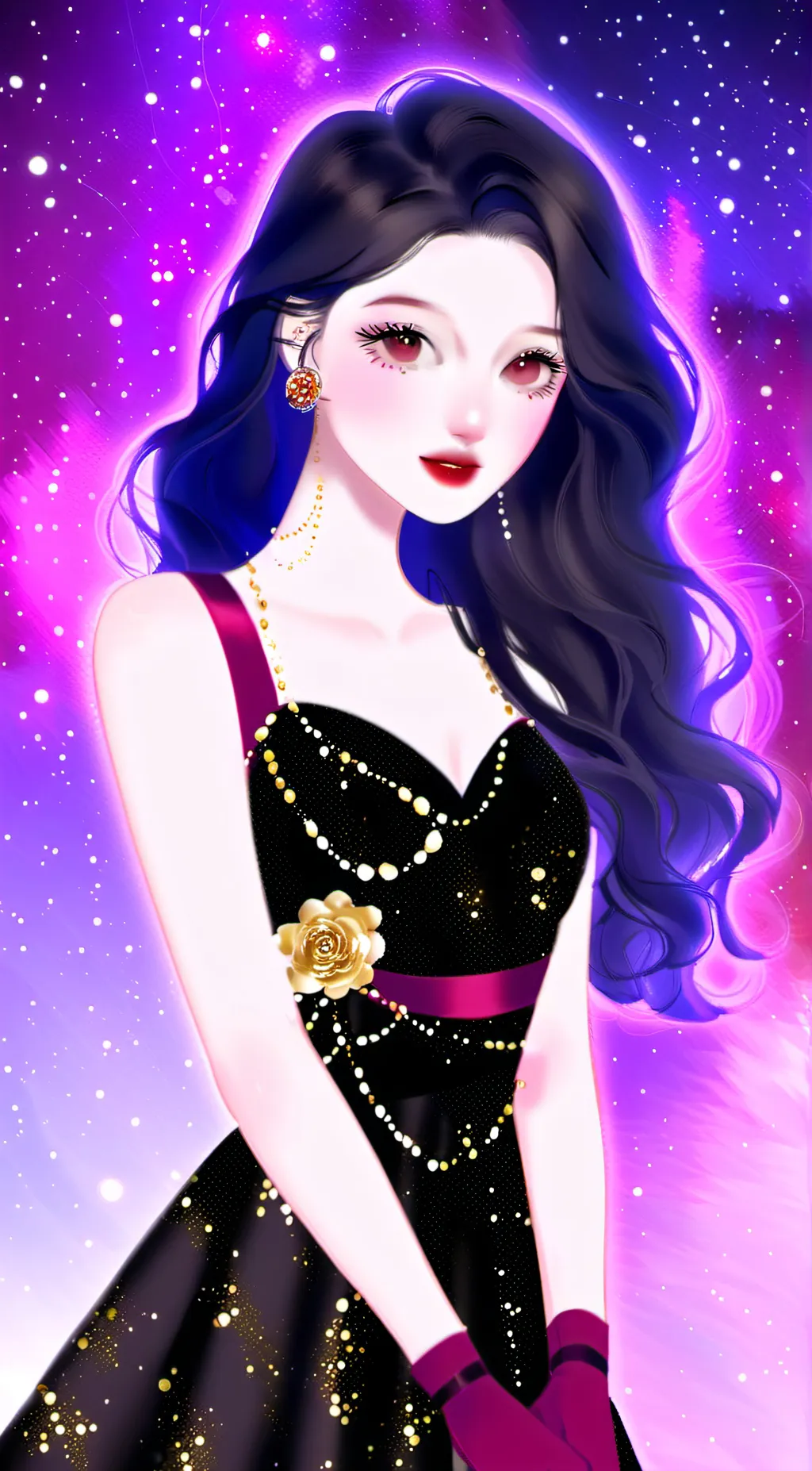 ai character: Saturn background