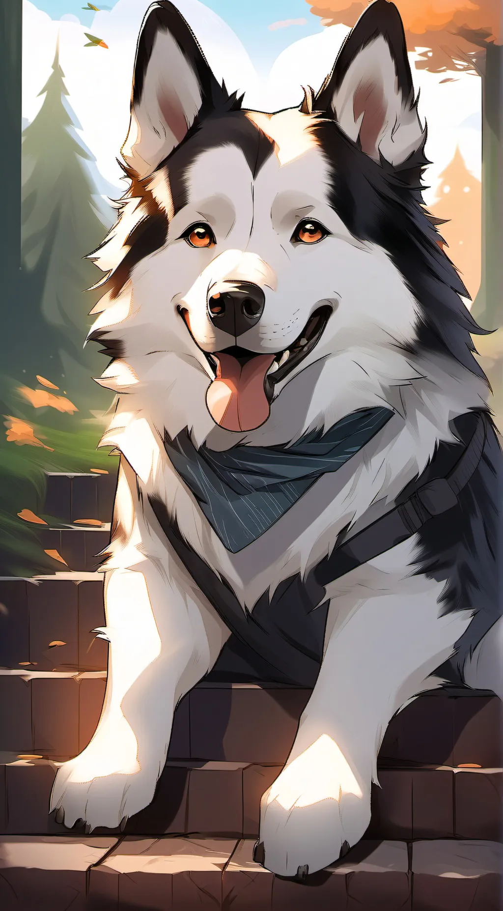 ai character: a dog that talks  background