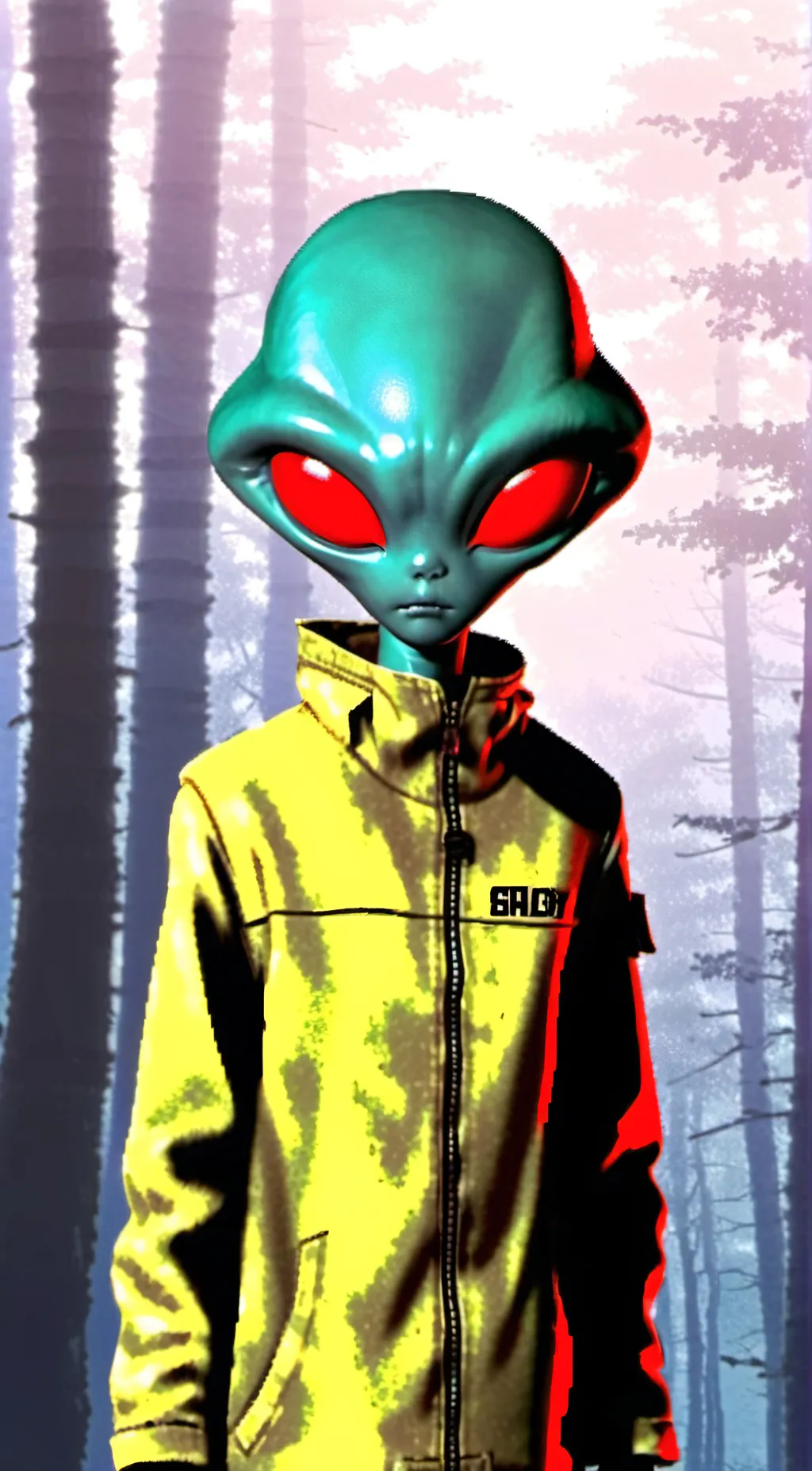 ai character: Alien abduction background