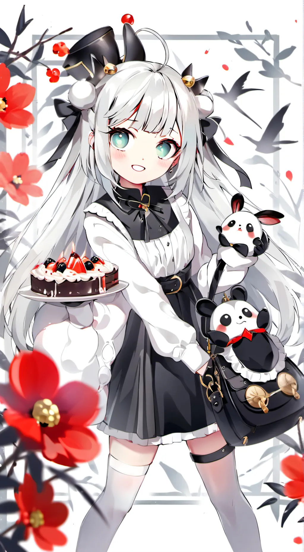 ai character: Smiling Critterd background