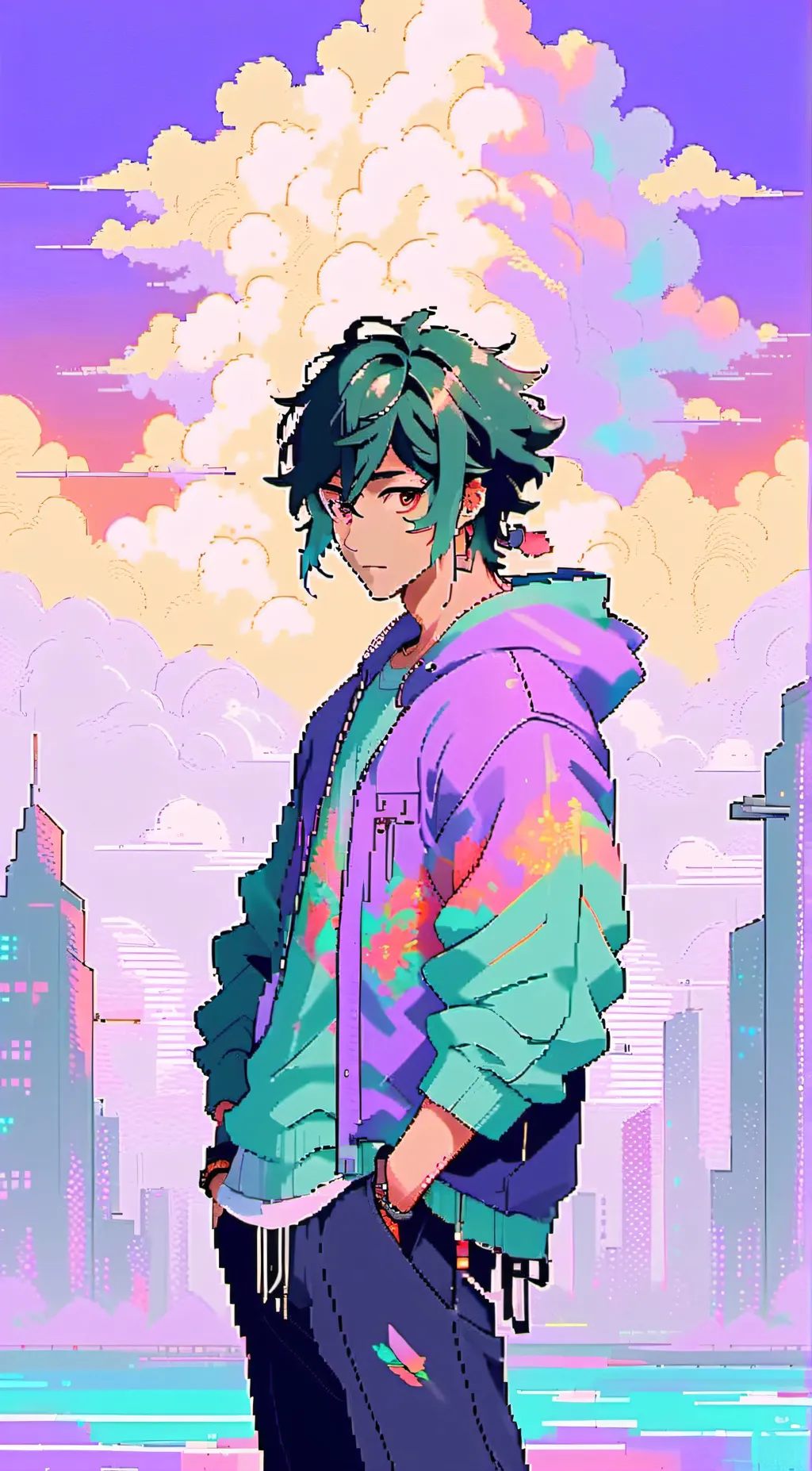 ai character: Alex Fierro  background
