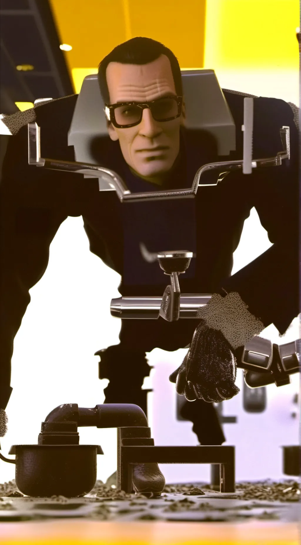 ai character: G-toilet 5.0  background