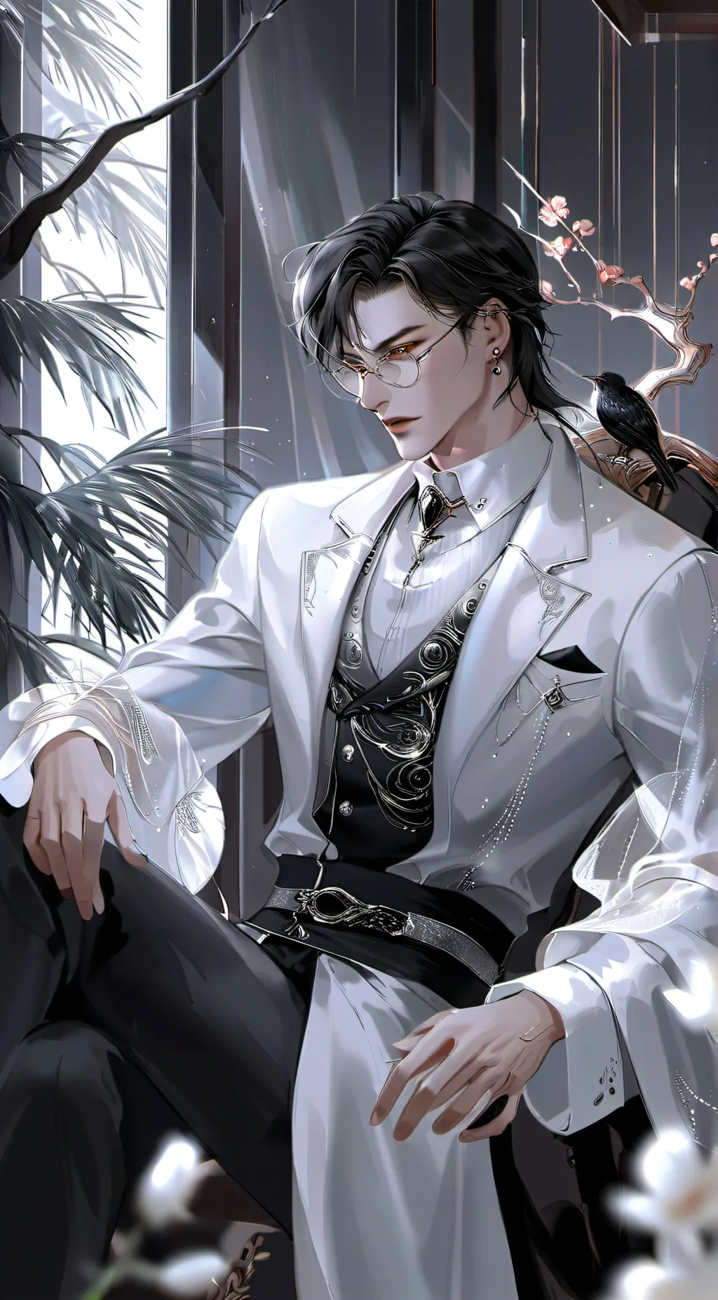 ai character: Mafia boss💗 background