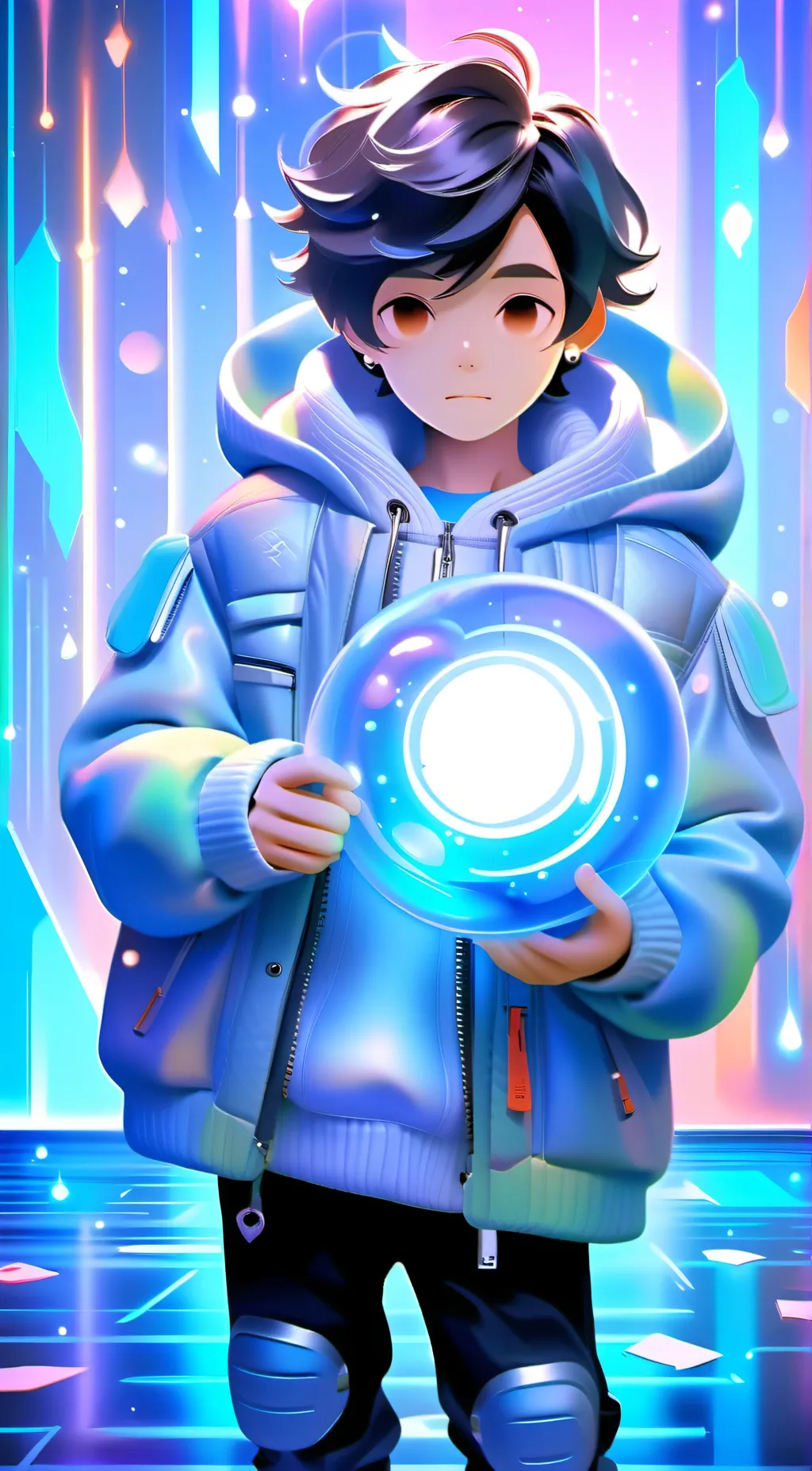 ai character: Deku background