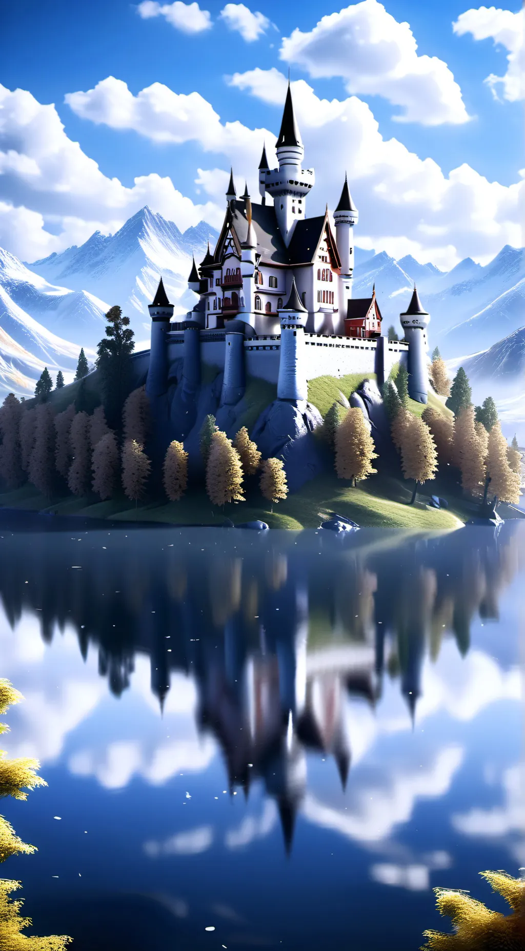 ai character: Hogwarts  background