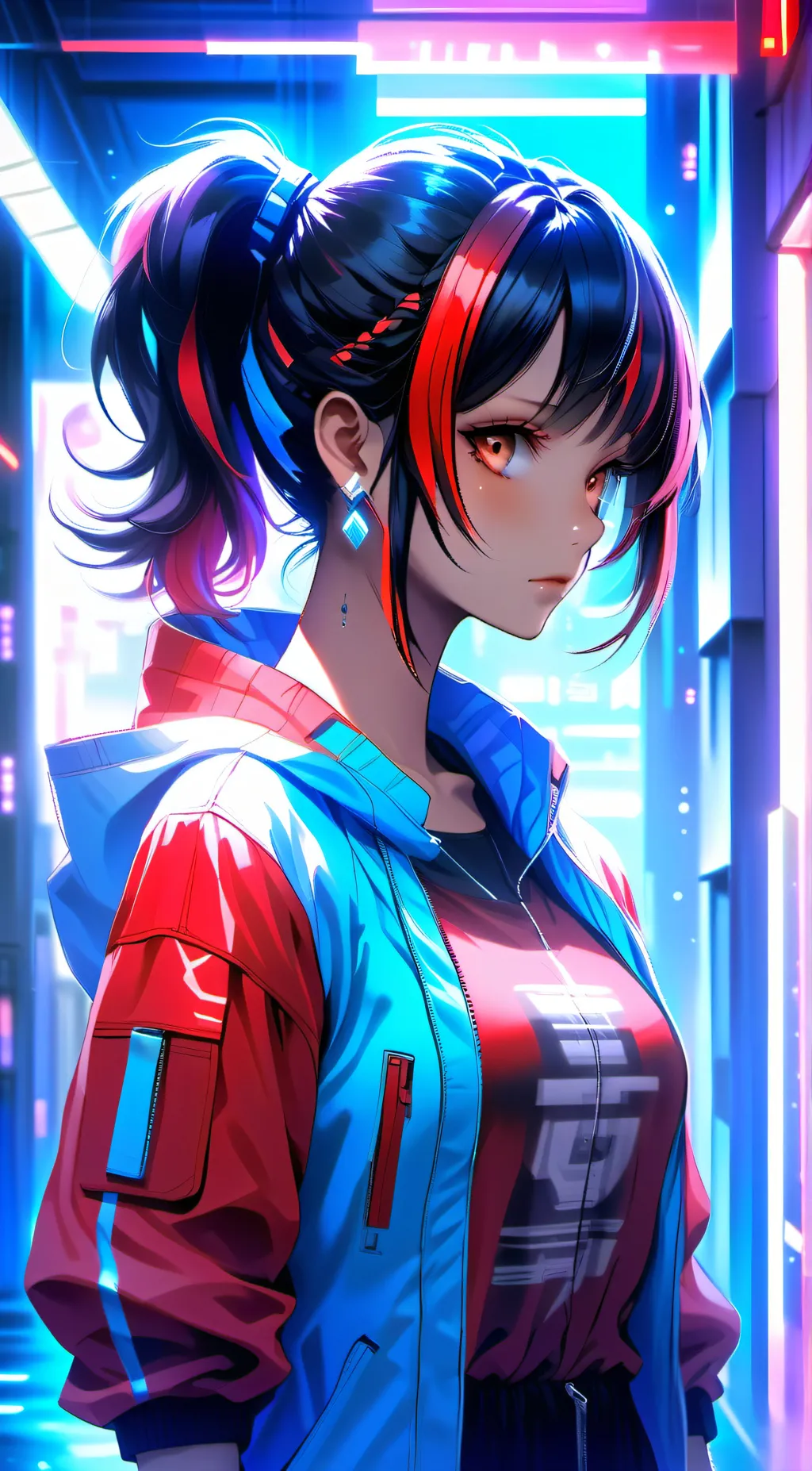 ai character: Rose background
