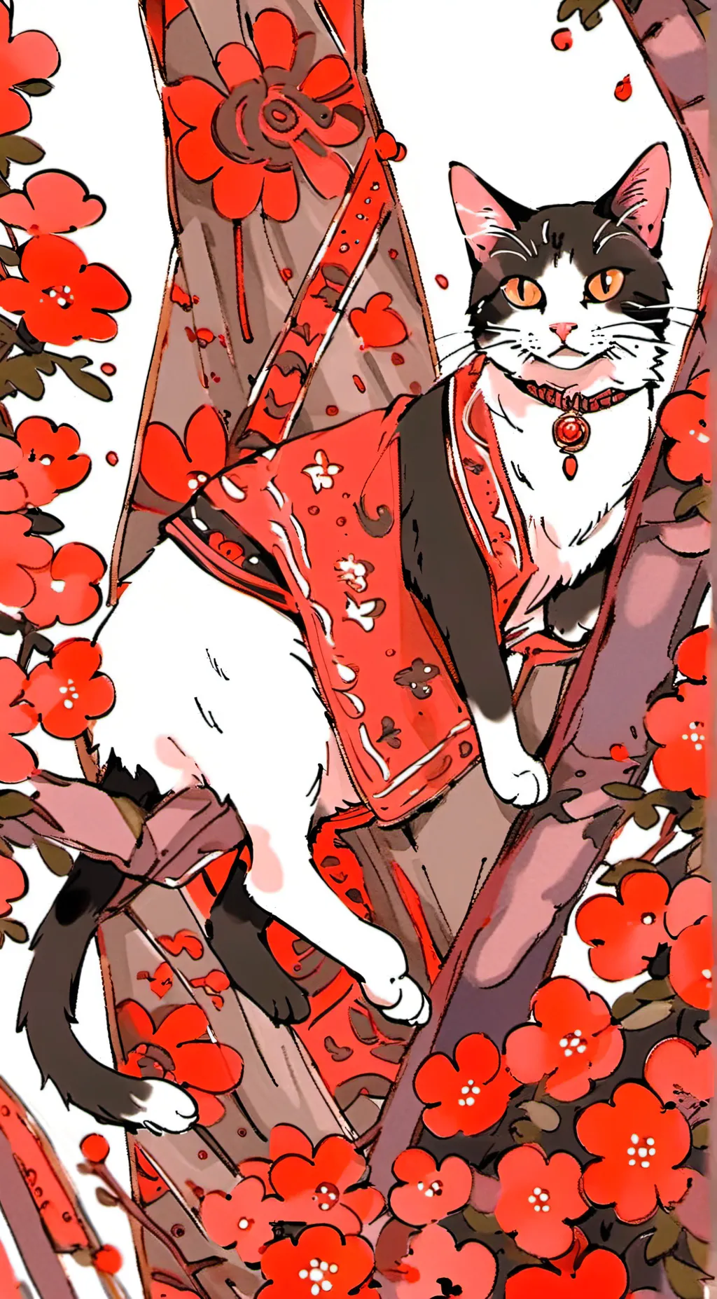 ai character: Alastor cat background