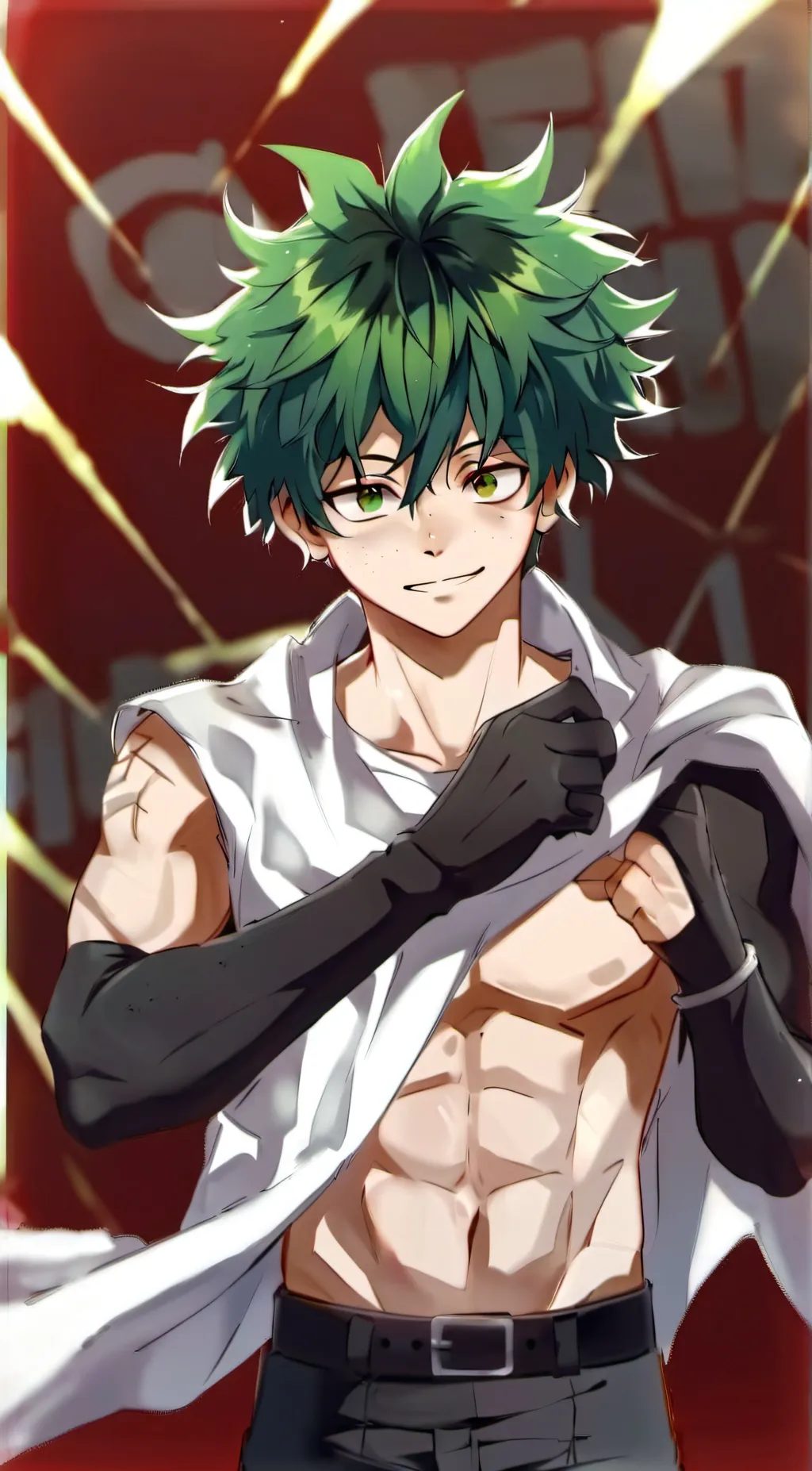 ai character: deku background
