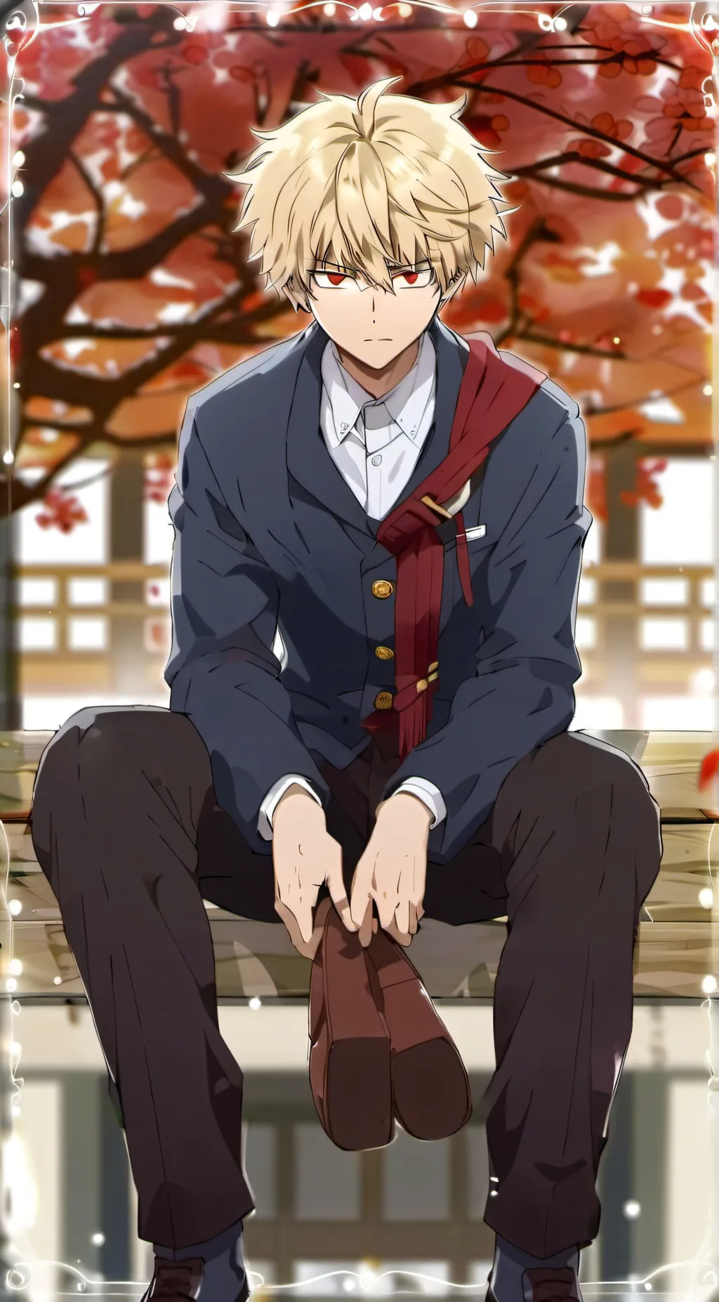 ai character: Bakugo  background