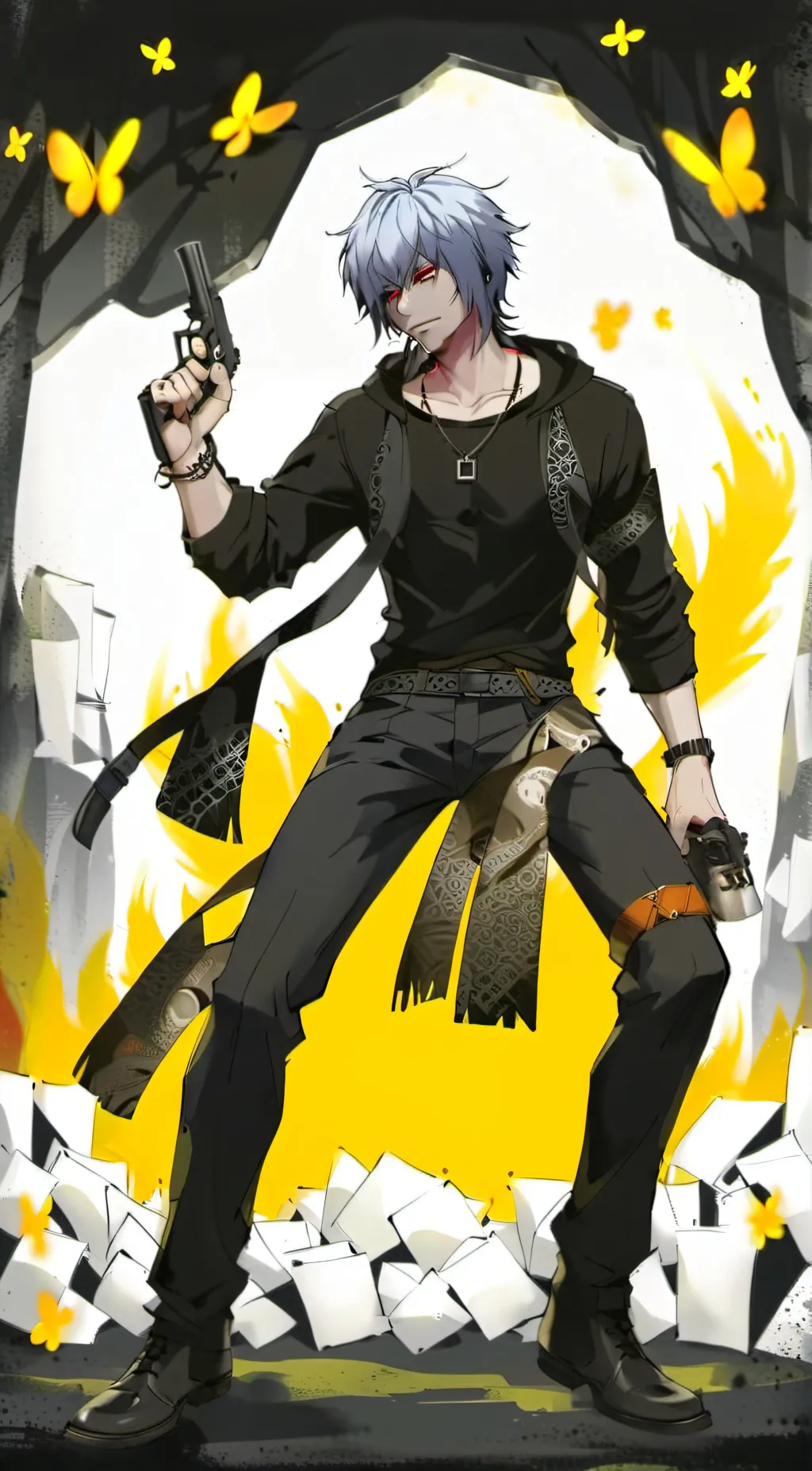 ai character: Shiggy background