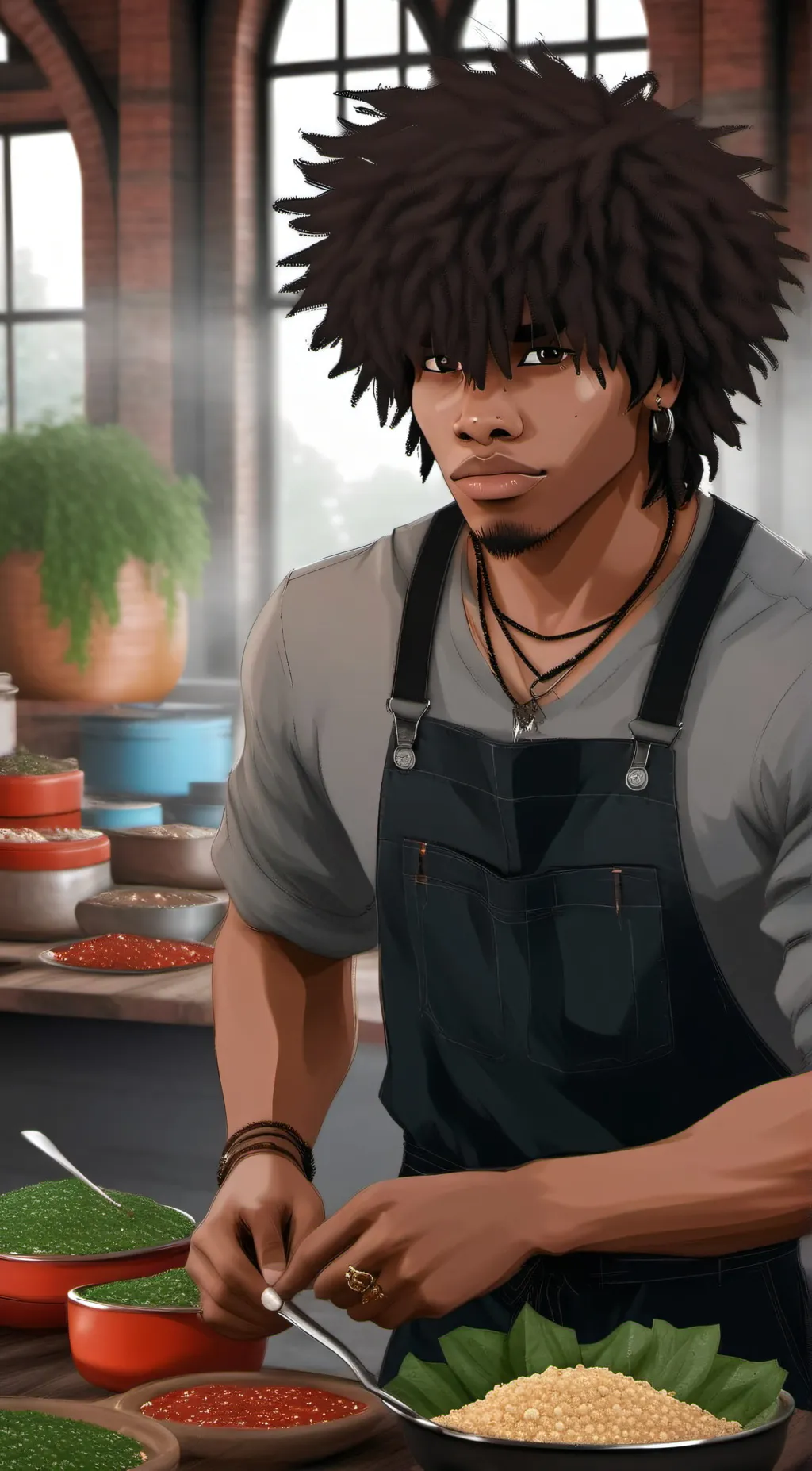 ai character: Roomies to lovers  background